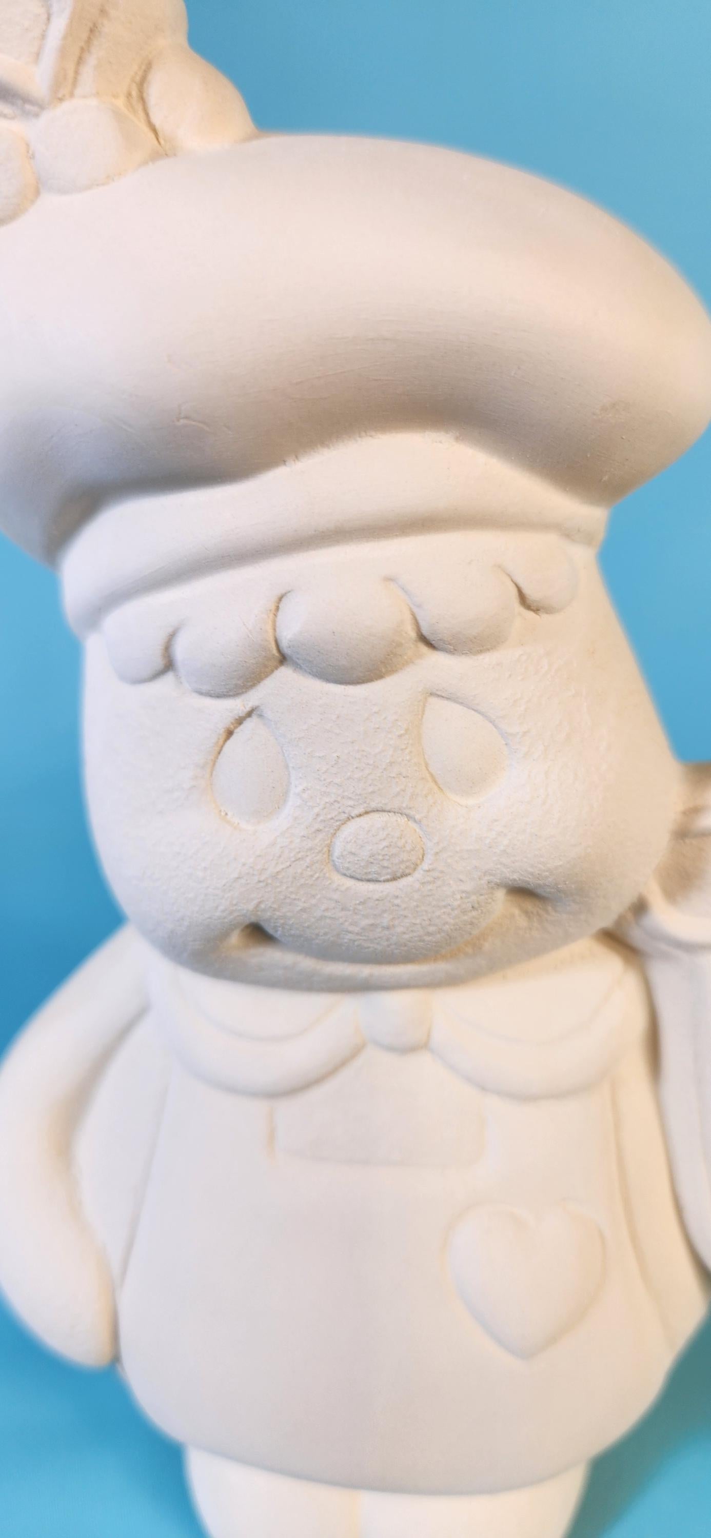 DIY Unpainted Ceramic Gingerbread Baker Set: Holly Leaf & Santa Boot Christmas Decoration Project