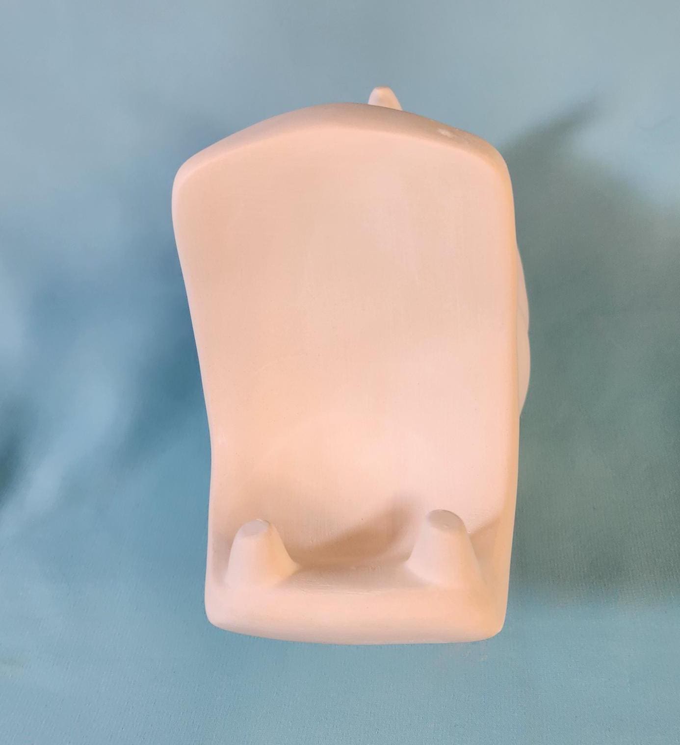 Unpainted Ceramic Hippo Figurine: DIY Painting Project for Mini Animal Sculpture Catchall Trinket Holder