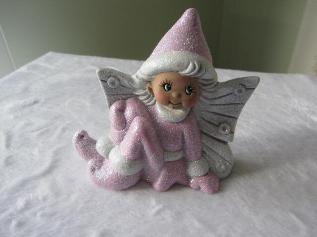 Sparkly Winter Fairy Girl