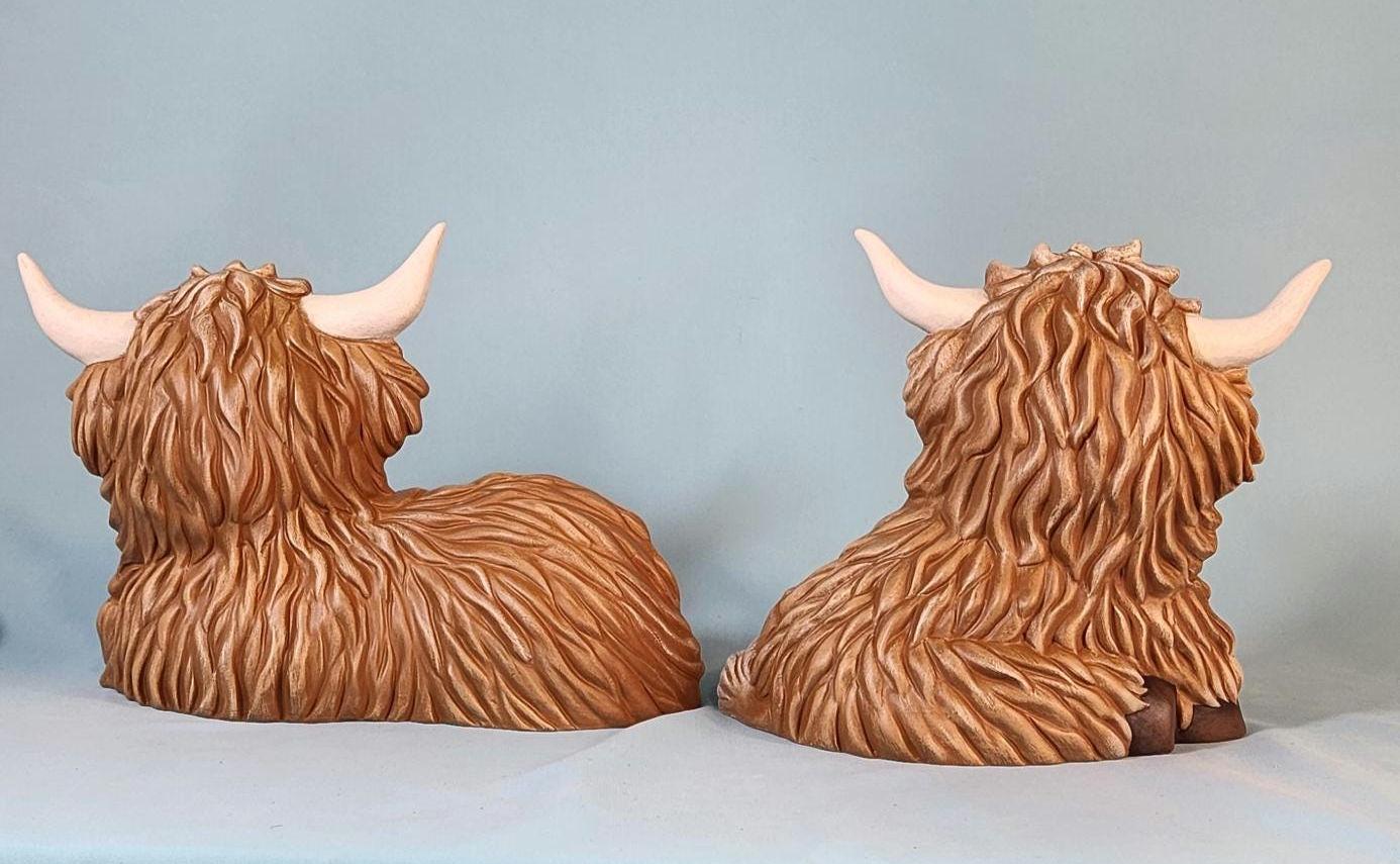 Beautiful Highland Christmas Cows