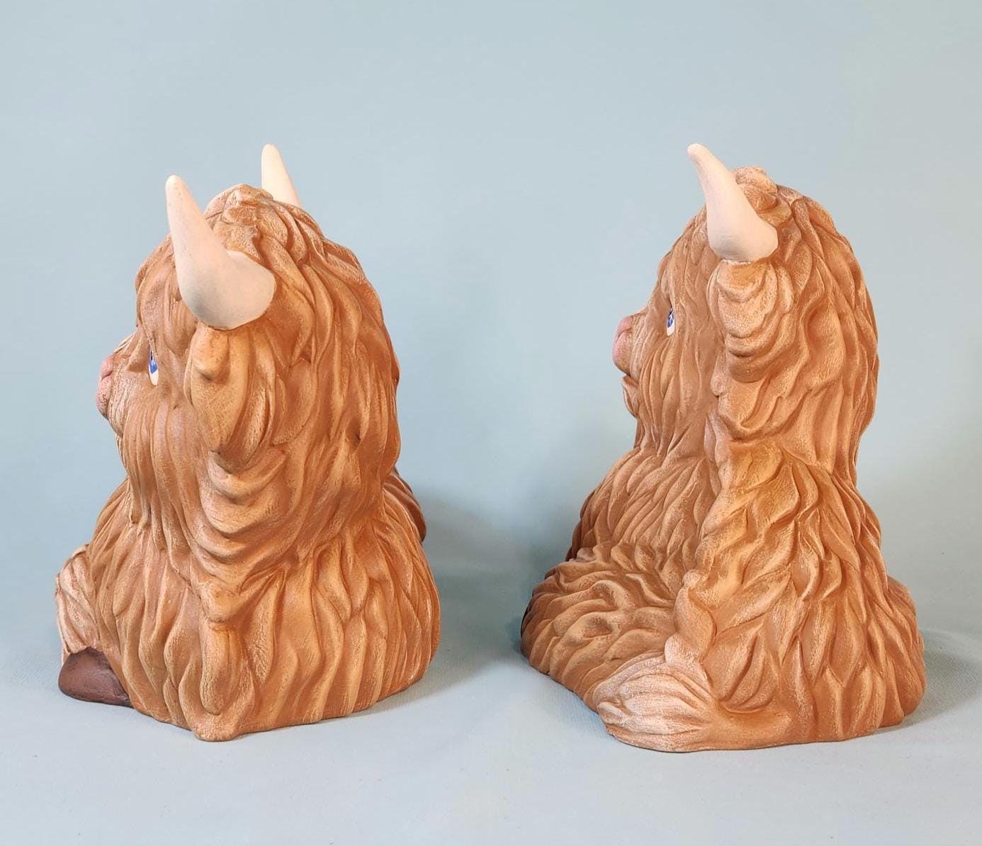 Beautiful Highland Christmas Cows