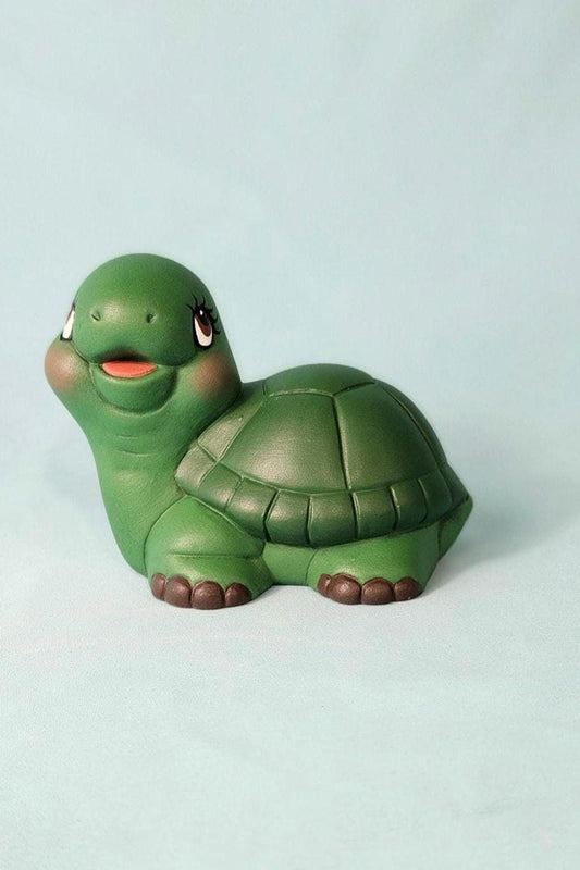 Cute Ceramic Turtle | Yard Turtle | Woodland Ceramics - Teresa's Ceramics