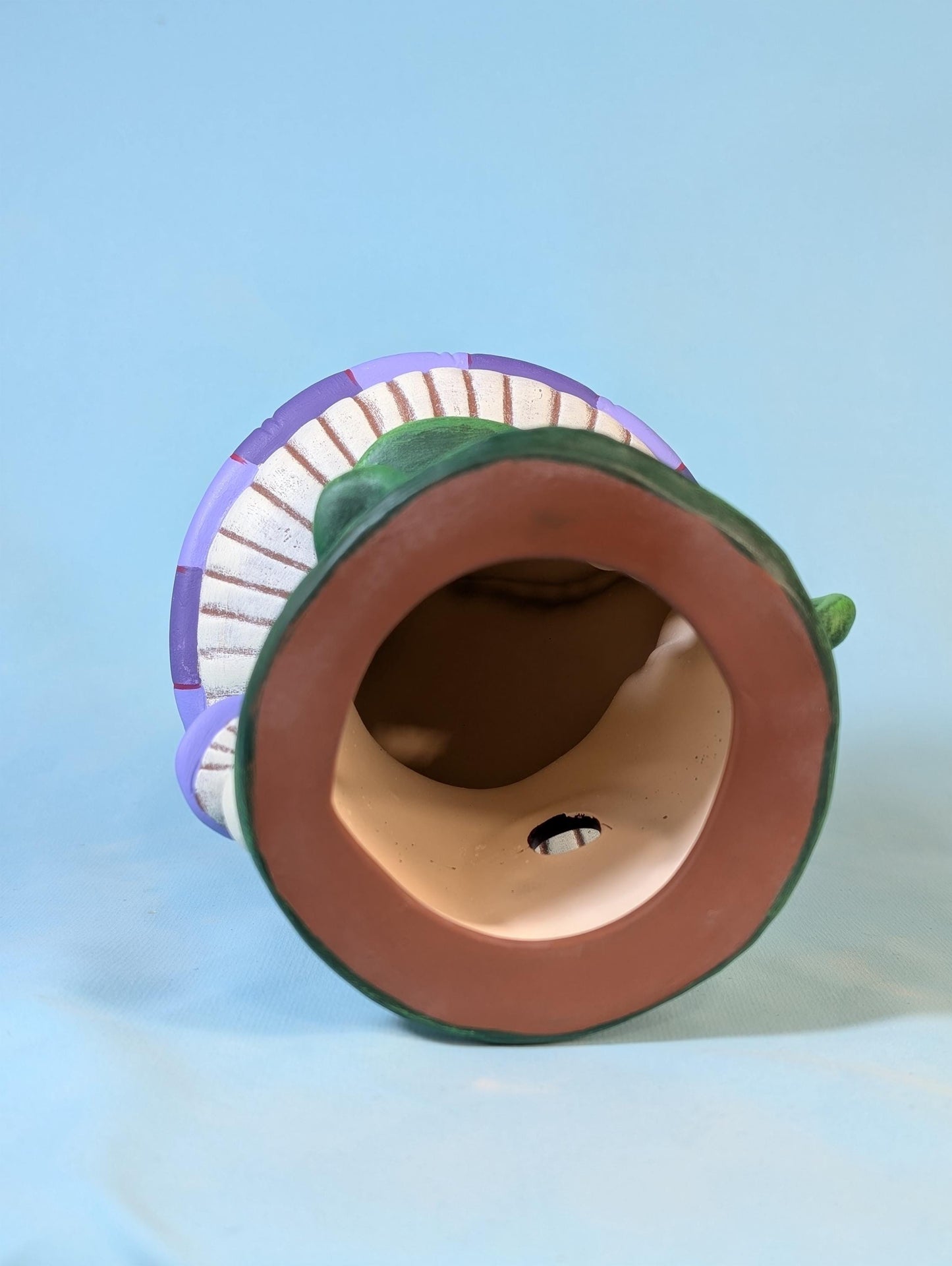 Fairy House | Caterpillar House | Tea Light Holder | Ceramic House | Gift For Mom | Outdoor Fairy Garden House | Miniature Mushroom House - Teresa's Ceramics