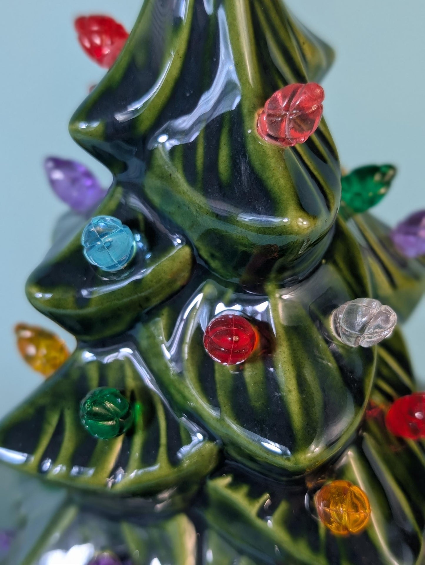 Vintage Seely Unpainted Ceramic Christmas Tree - DIY Holiday Décor Nostalgic Tabletop Ornament