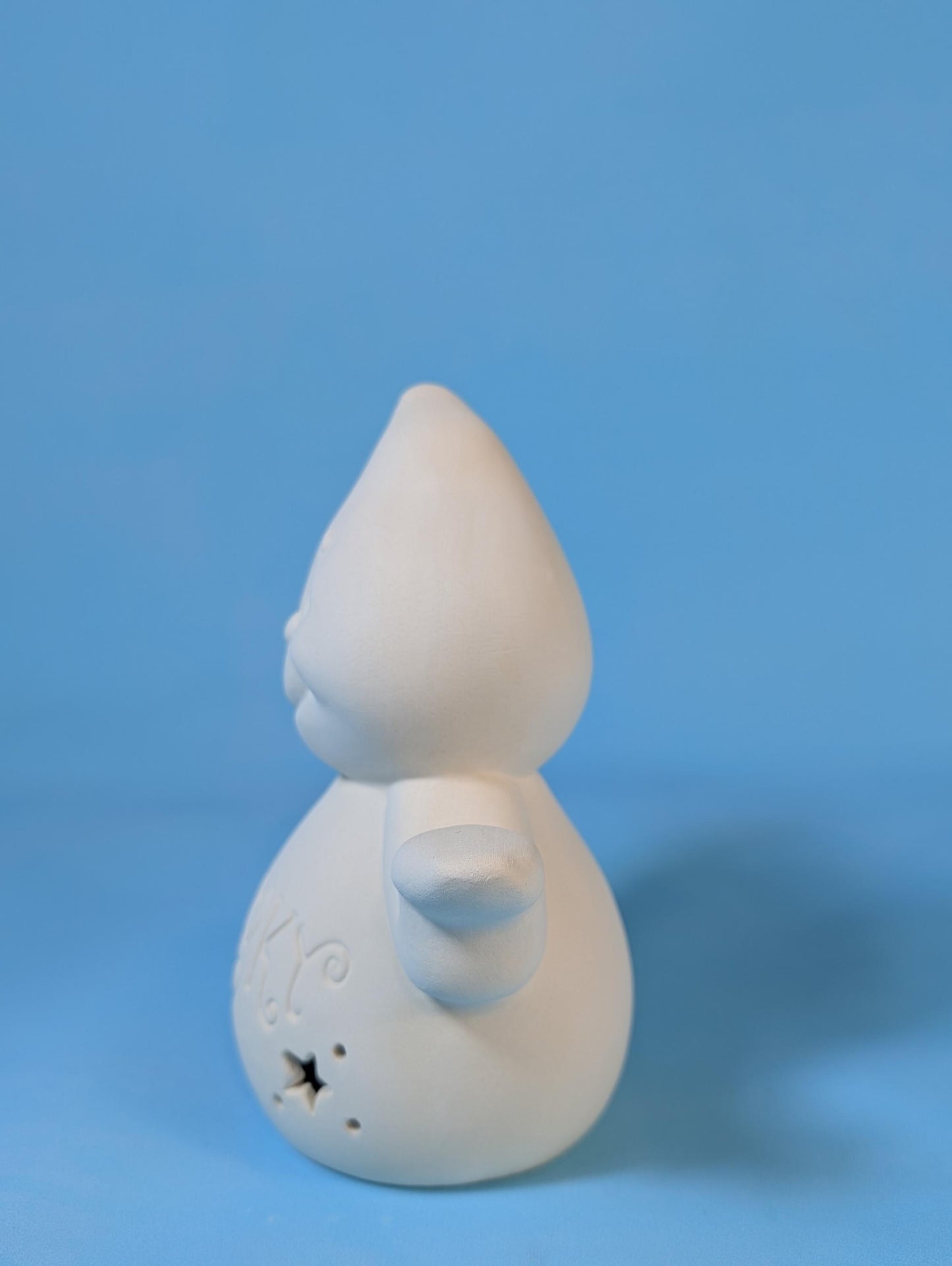Bisque Ceramic Ghost Luminary | Tea Light Ghost | Spooky Halloween Décor - Do it yourself project
