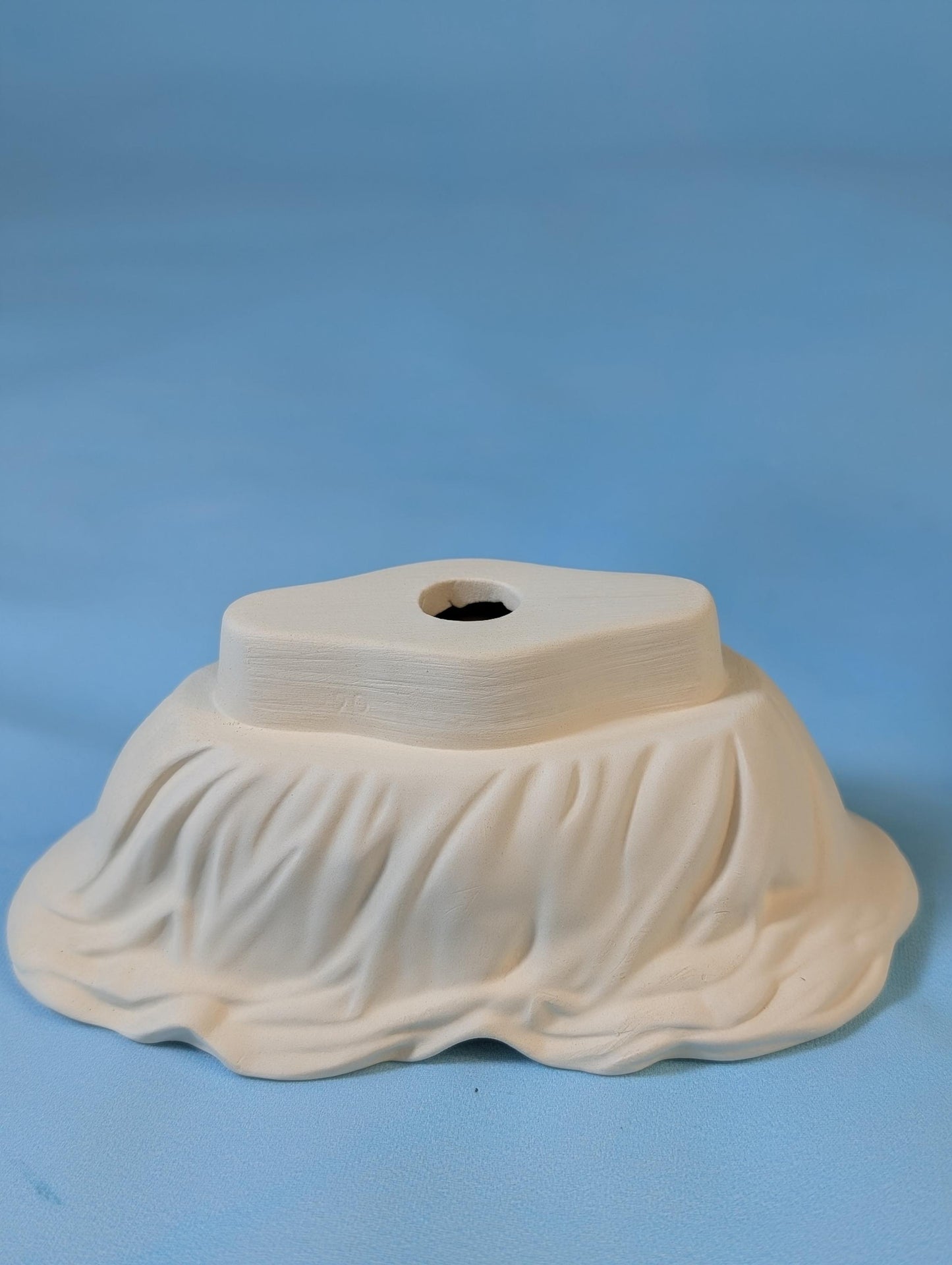 9.75 inch Tampa Bay Ceramic Christmas Tree - Multicolor Lights Low Profile Bluegrass Holiday Decoration