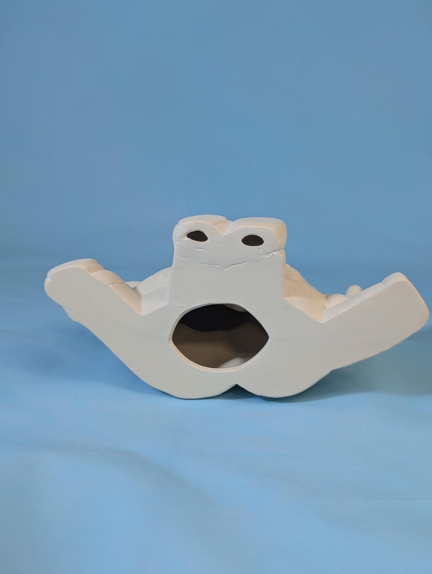 DIY Paintable Ceramic Santa & Snowman Duo: Holiday Christmas Decor, Customizable Winter Craft Project