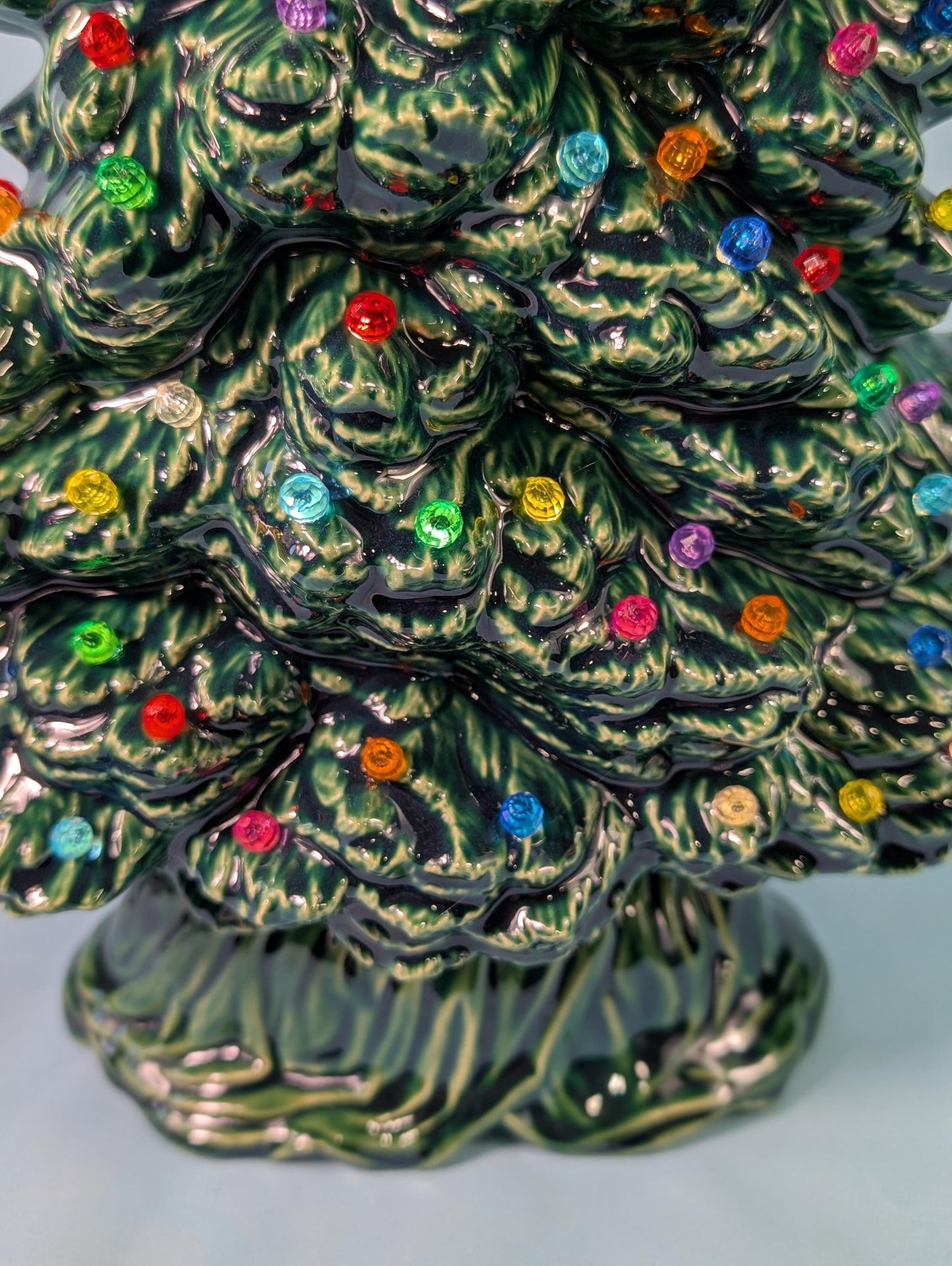 Tampa Bay Bluegrass-Inspired Low Profile Christmas Tree Topper - 15.5 inch Holiday Decoration