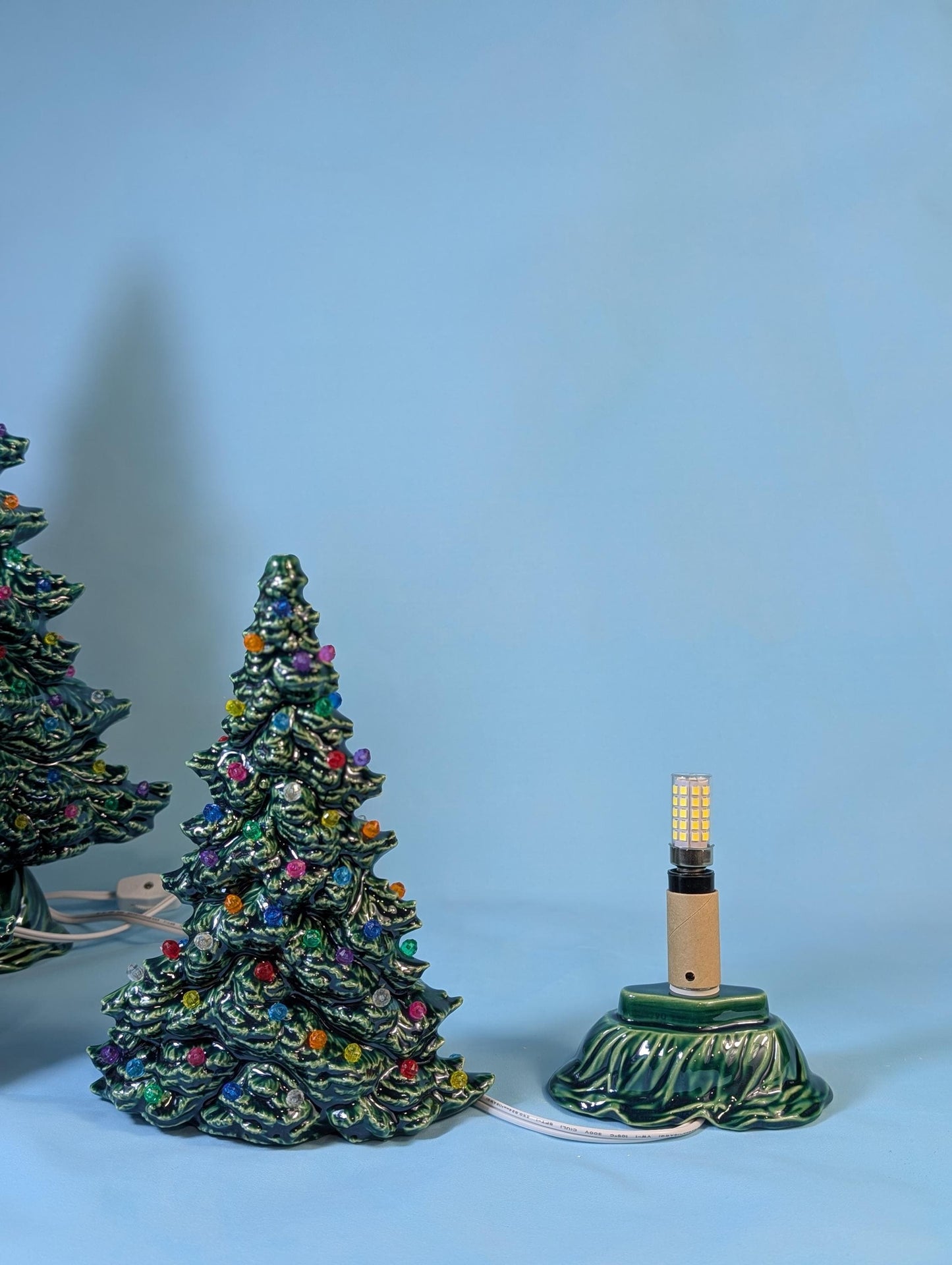 Tampa Bay Bluegrass-Inspired Low Profile Christmas Tree Topper - 15.5 inch Holiday Decoration