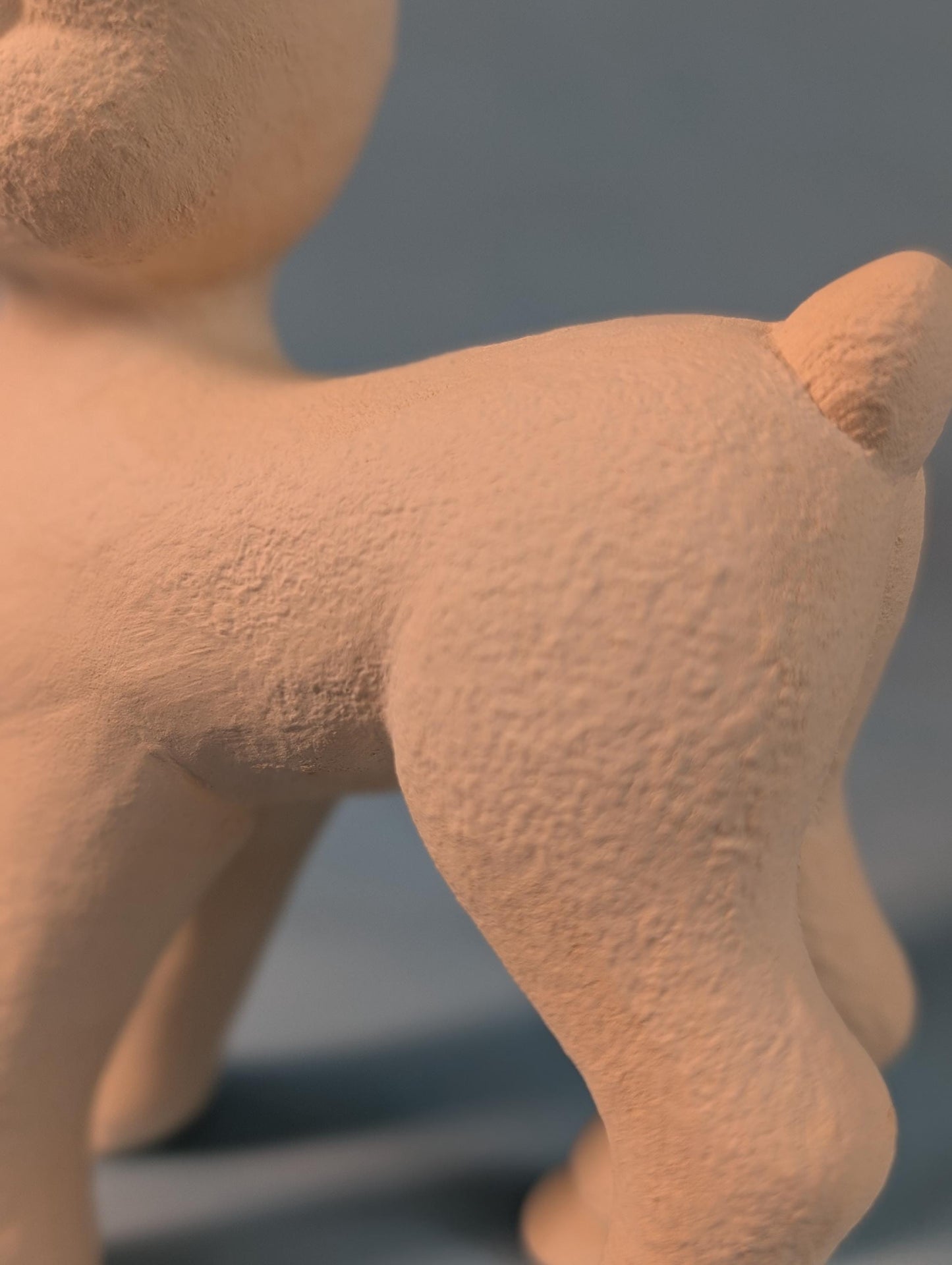 READY TO Paint - Bisque Ceramic Reindeer - Cute Reindeer Couple - Christmas Decoration -  gift under 20 - Stocking stuffer