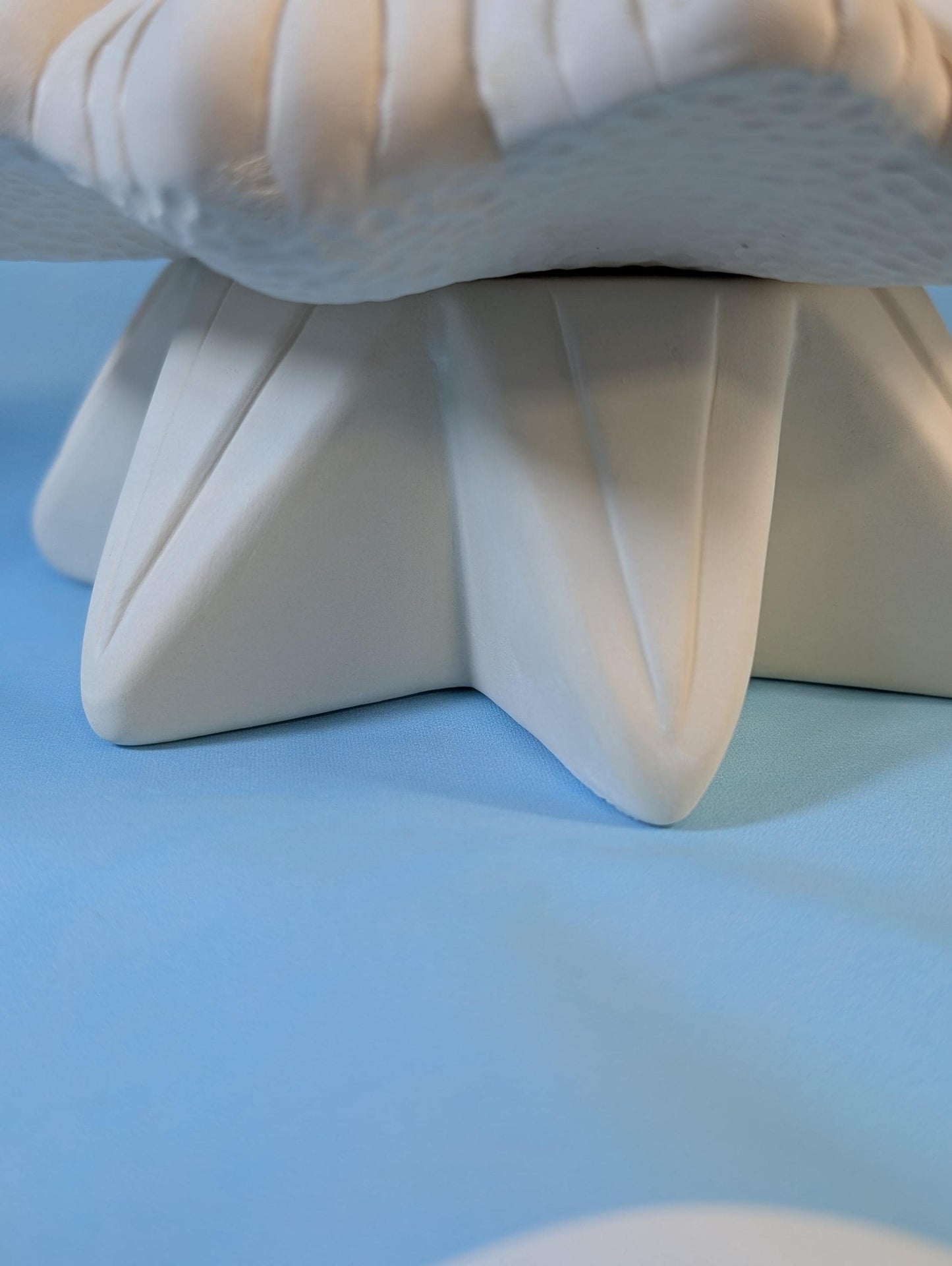 Unfinished Ceramic Bisque Lava Tree Sculpture - 14 Inch Tall Clay Art for DIY Painting