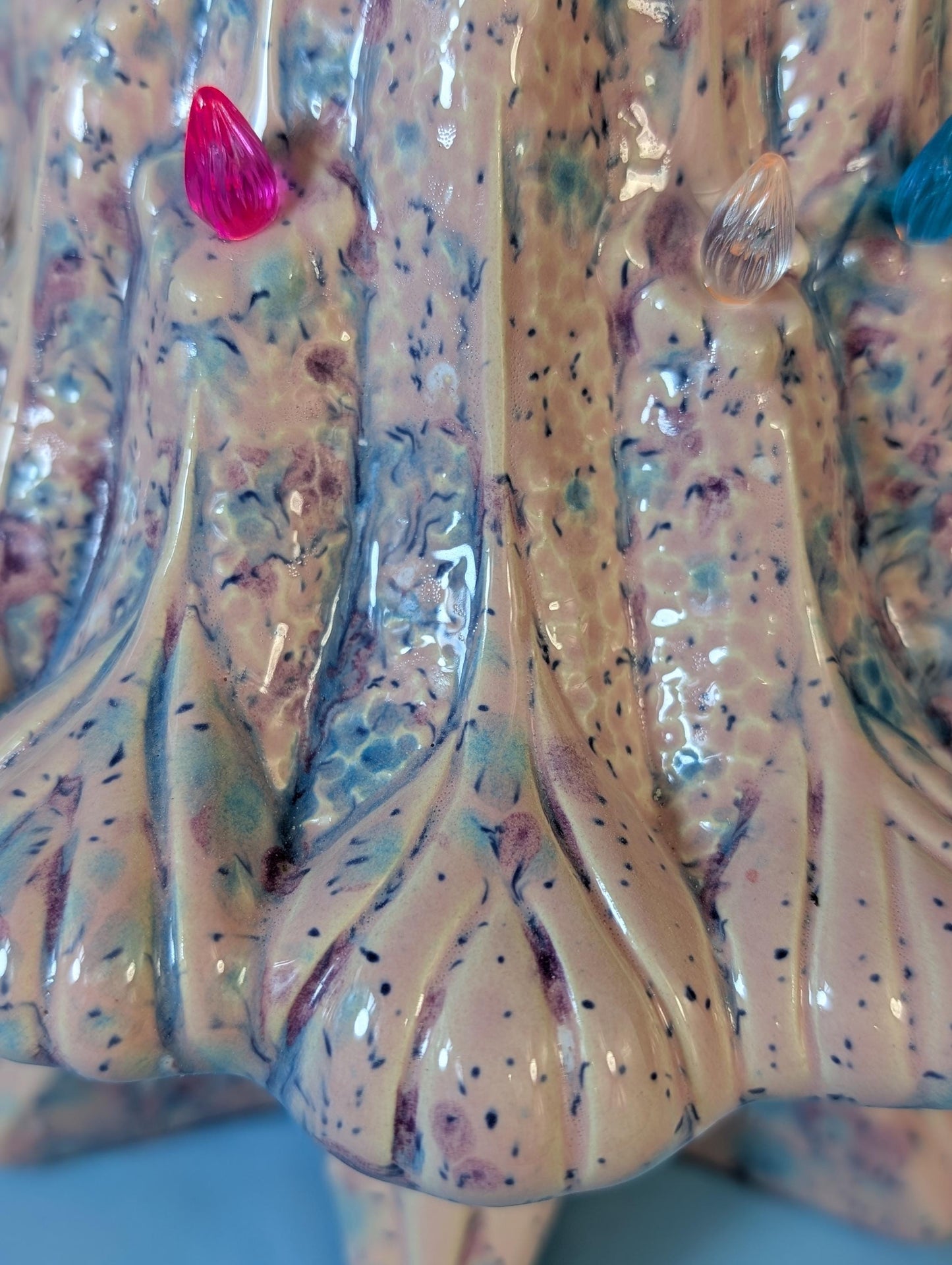 Enchanting Pink Illuminated Fairy Pixie Lava Tree - Large Magical Woodland Decor, Ready to Ship