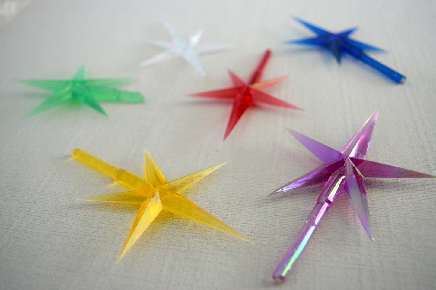 multicolor plastic christmas tree star replacement