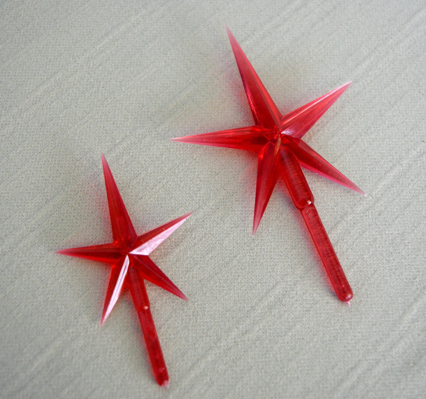 Plastic Star - Replacement Star for Ceramic Christmas Tree -  4 inches - Ceramic Christmas Tree Star - Large Christmas tree star