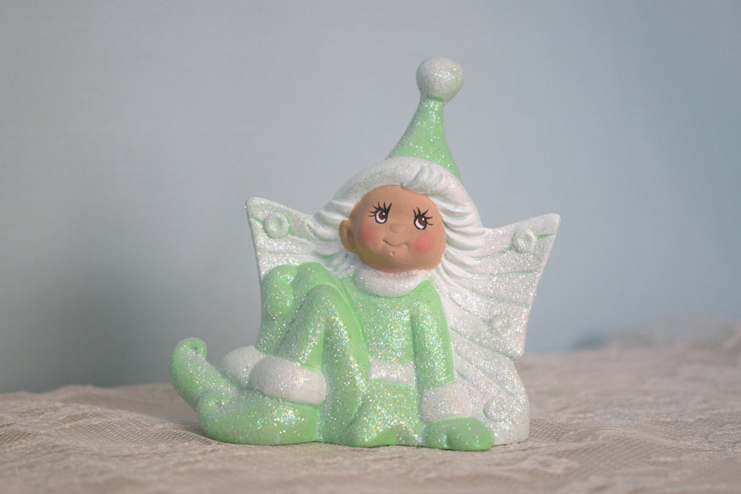 Sparkly Winter Fairy Girl