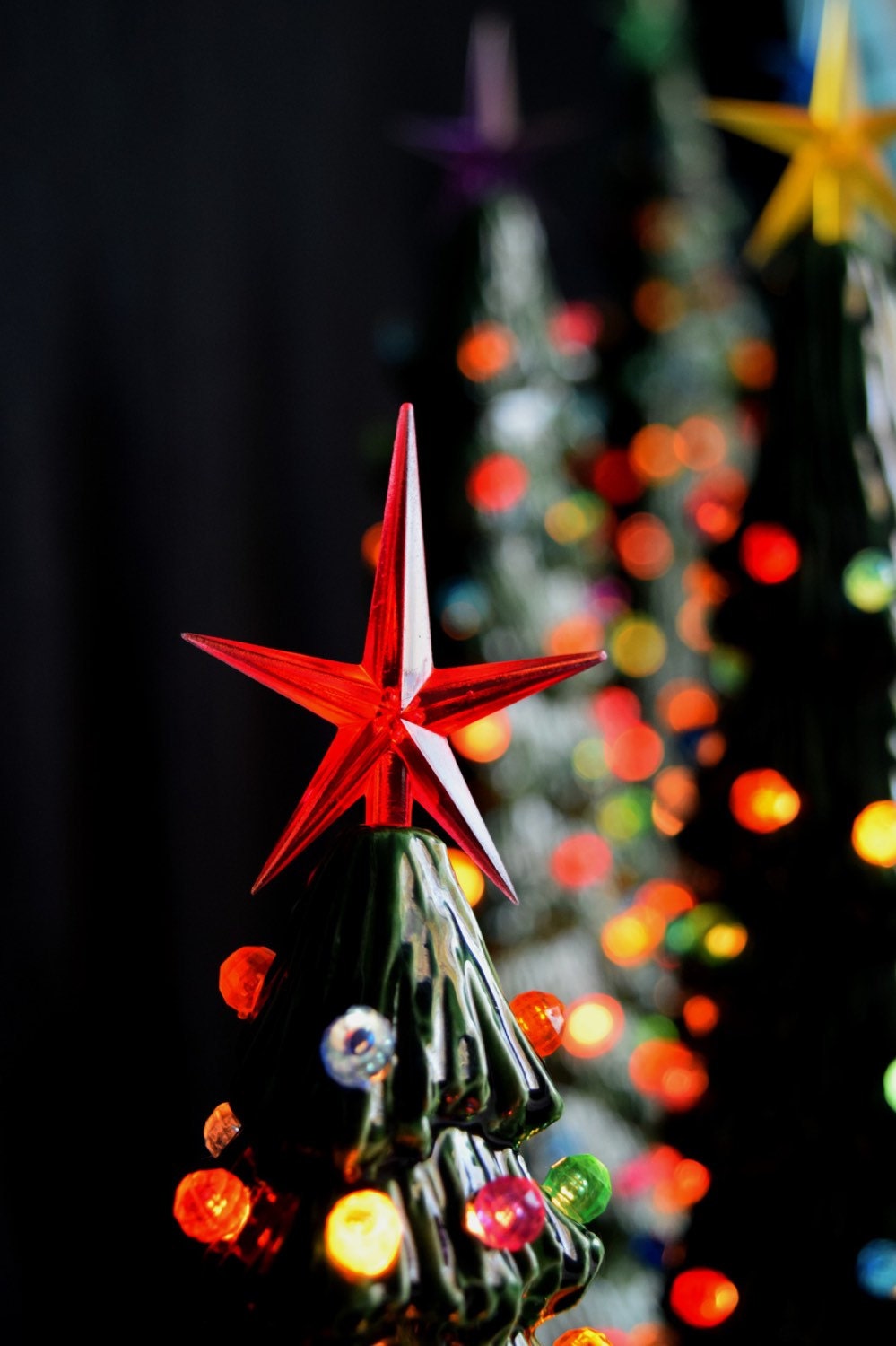 Small Christmas Tree | Slim Windowsill Style | 5.75 Inches tall