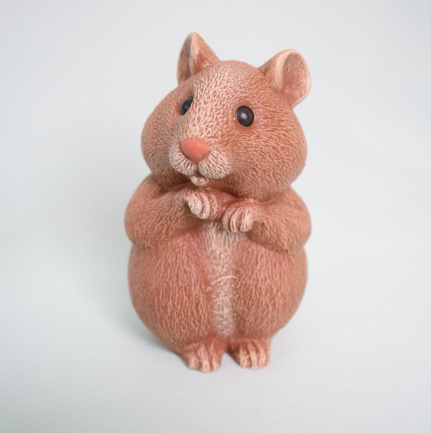 Ceramic Hamsters - Cute hamster pair - Wedding cake topper - yard art - gerbils - ceramic animal - critters - boy and girl hamsters -