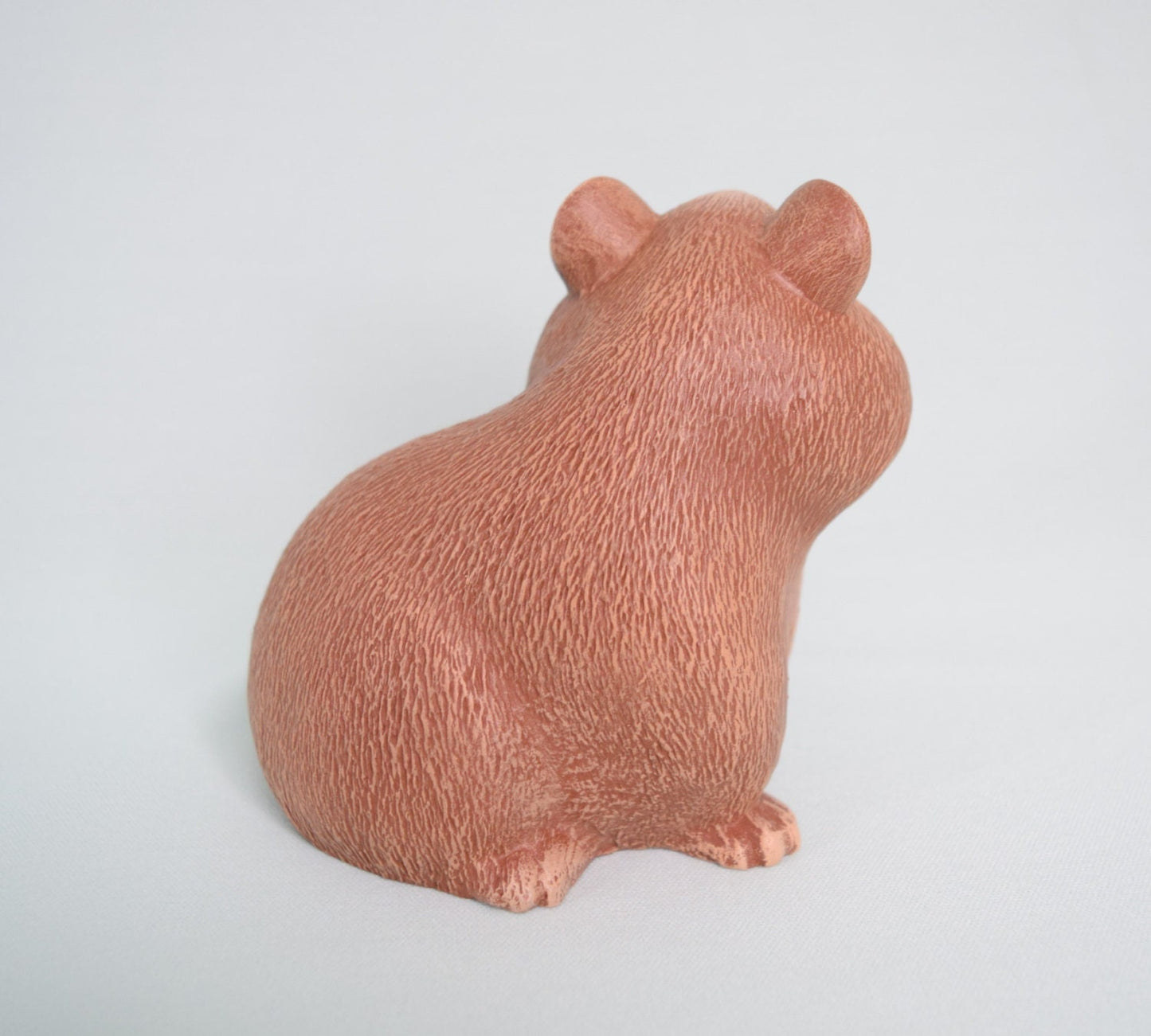 Ceramic Hamsters - Cute hamster pair - Wedding cake topper - yard art - gerbils - ceramic animal - critters - boy and girl hamsters -