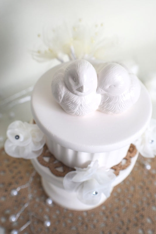 Wedding Cake Topper | Love Birds - Teresa's Ceramics