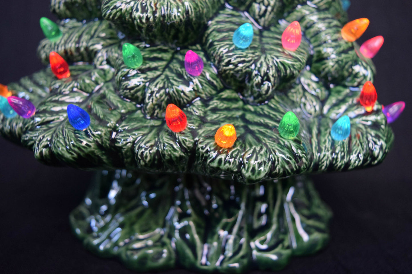 Ceramic Christmas Tree | Vintage Style | 14" Light