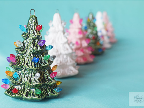 Mini Christmas Tree Ornament | Ceramic Christmas Tree
