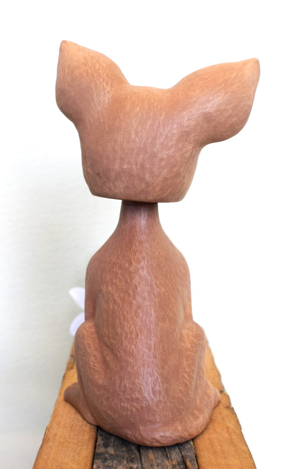 Bobble Head Chihuahua - Fine Art Ceramics - Chihuahua lovers decor - Hand Painted Art - Gift For Her - Gift For Him - Summer Garden Decor