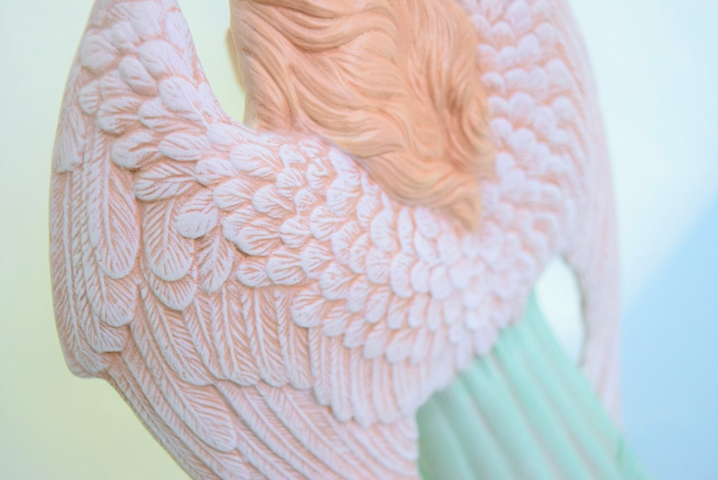 Ceramic Angel - Memorial - Beautiful detailed Angel - Gift for Mom - Religious Figuring - Beautiful Praying