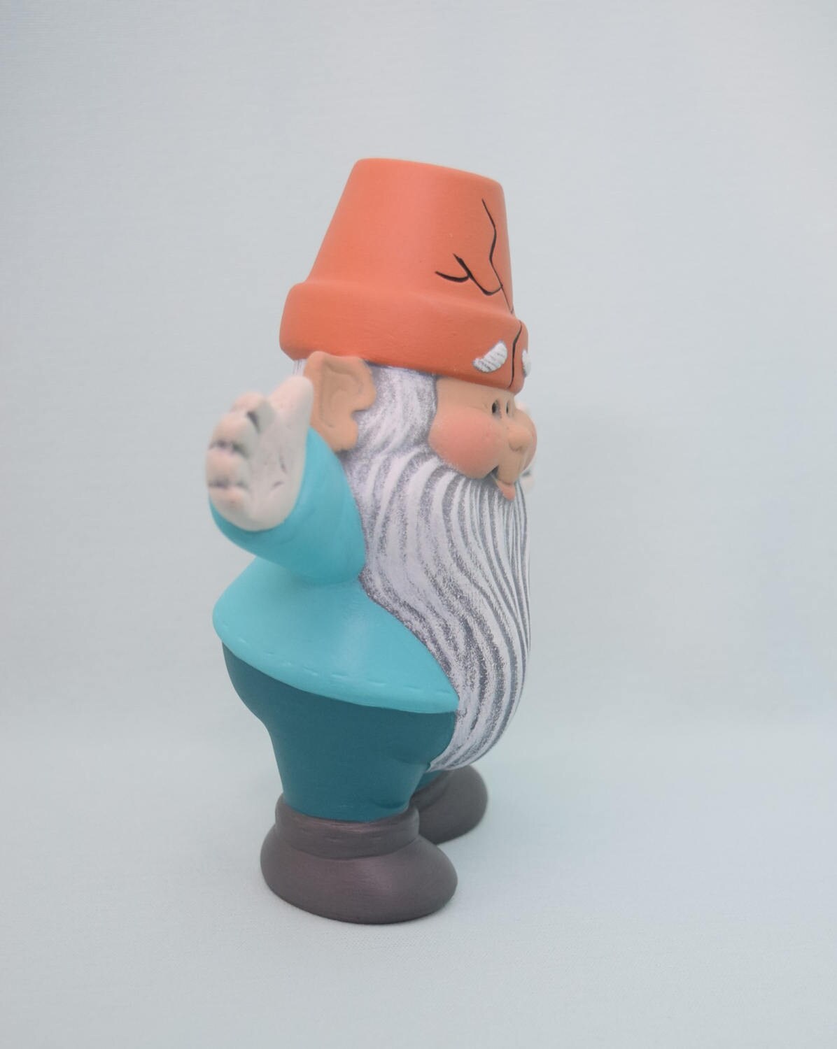 Crackpot Garden Gnome | Garden Deco | Father's Day | Yard Art | Garden Pot Gonk | Cottage Gnome Statue
