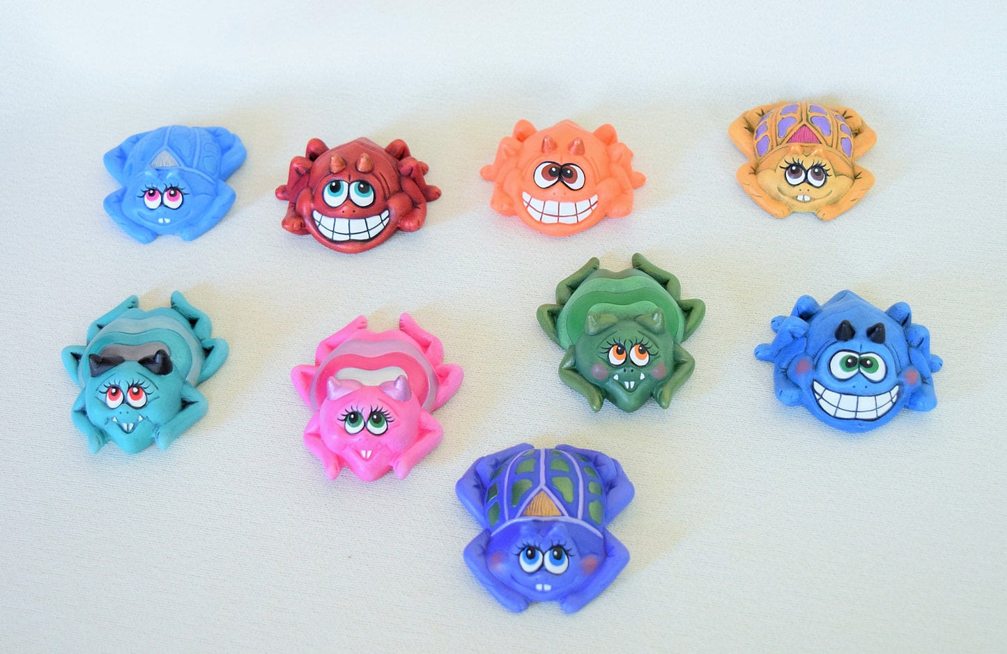 Ceramic Bug - Yard Art - Insect Art - Smiling Bug - Beetle Bug - Outdoor Decor - Garden Decor - Devil Bug - Gift idea - Spring decor