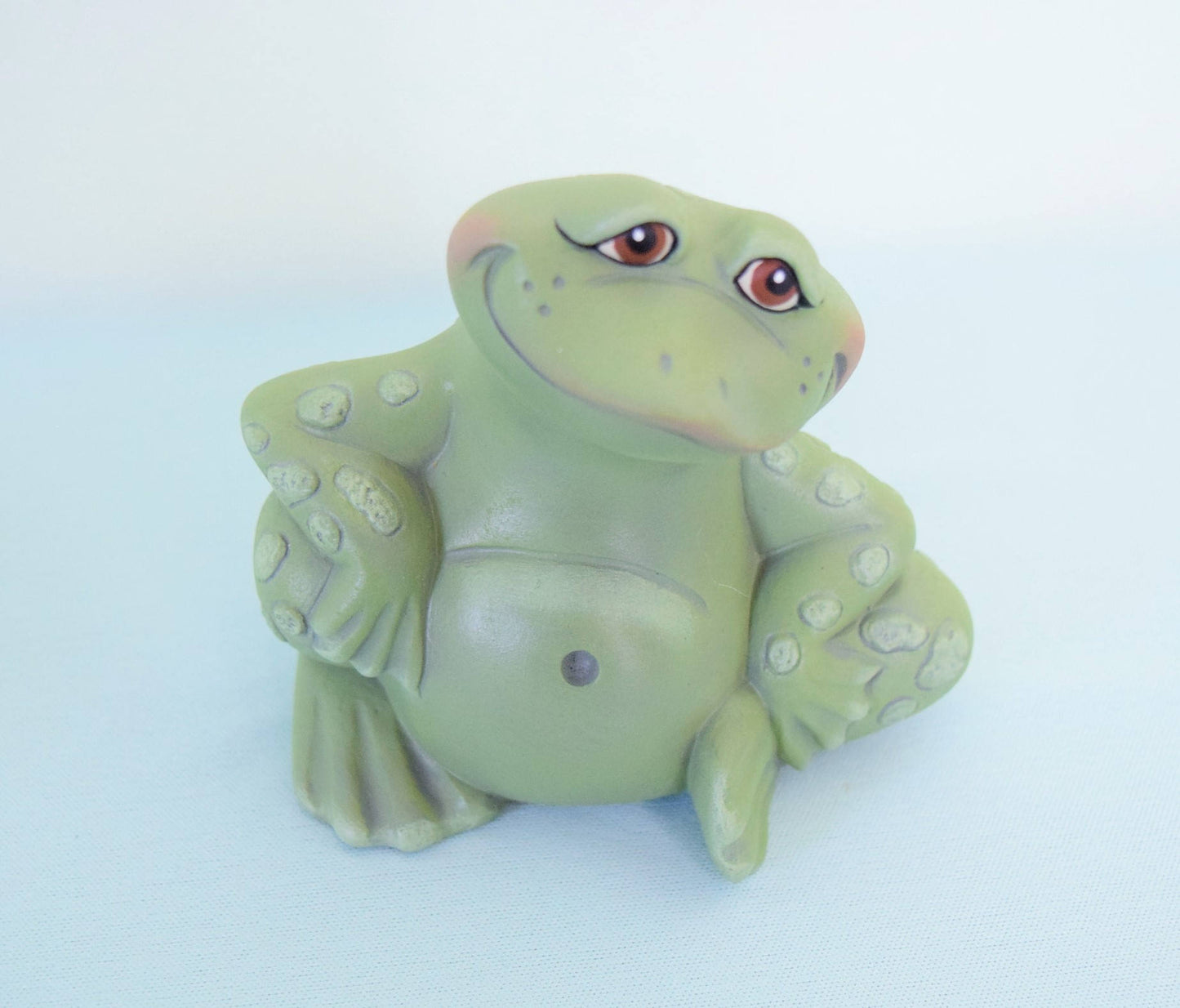 Ceramic Frogs - Set of 3 frogs  Yard Art - Spring Decor - Mothers Day Gift
