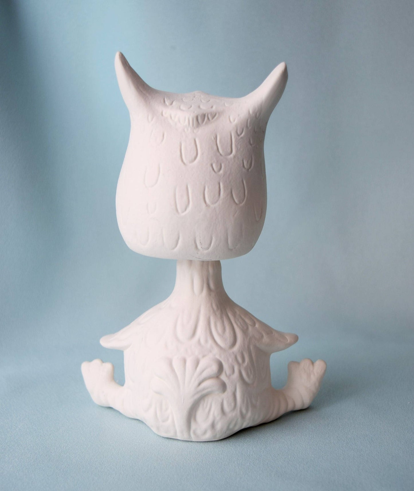 DIY Paintable Ceramic Owl Bobblehead - Craft Project for Kids, Valentine's Gift, Party Activity