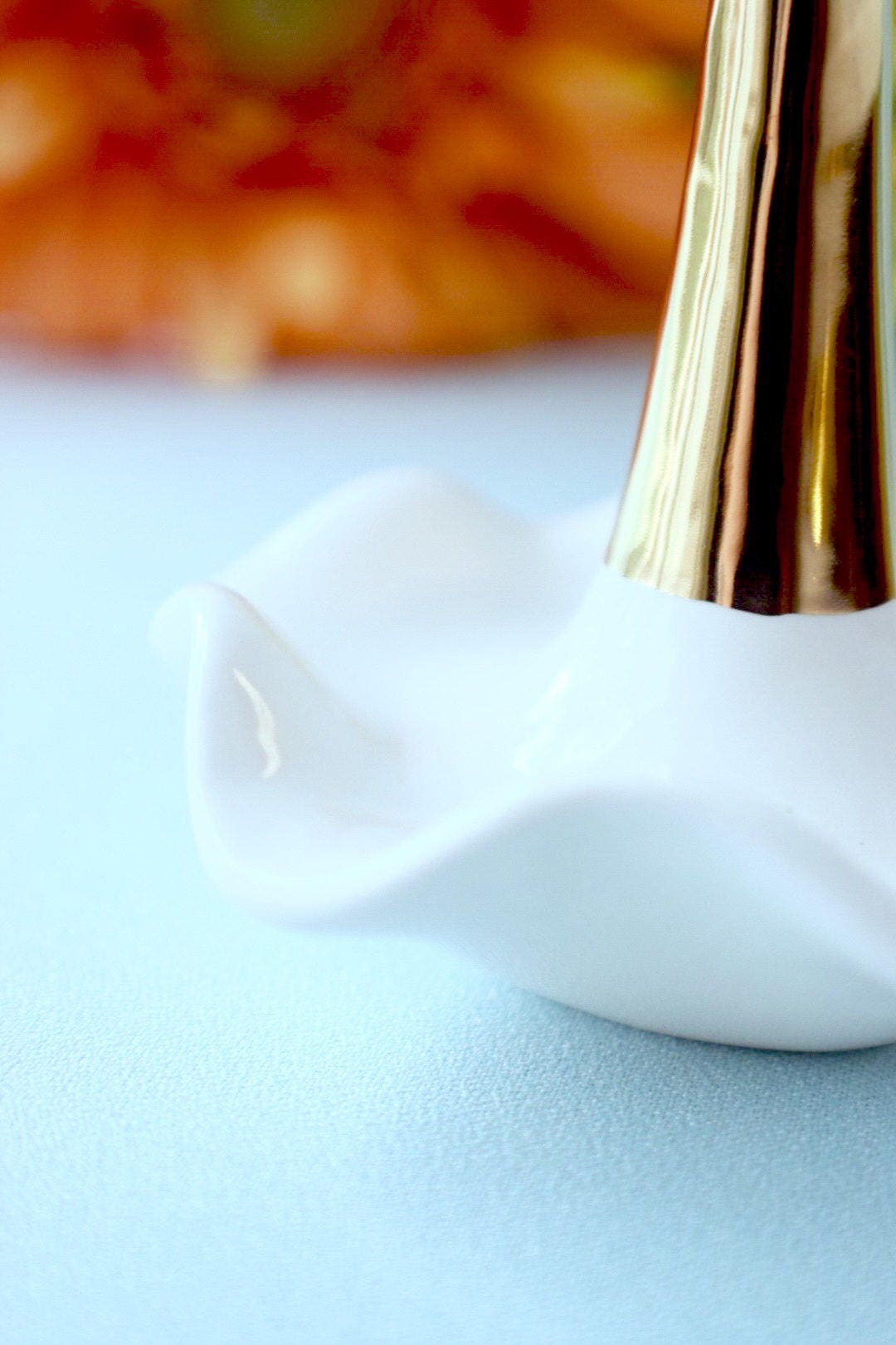 Wedding - Ring holder - Bridesmaid Gift - Maid of Honor - Bridal - Country Wedding - 24 Carat Gold - Ceramic Dish - Wedding Favor