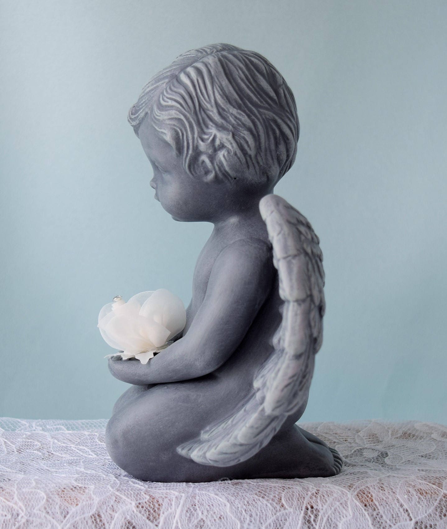 Ceramic Cherub, Angel Decor, Vintage Cherub, Gift for Mom, Mothers Day Gift