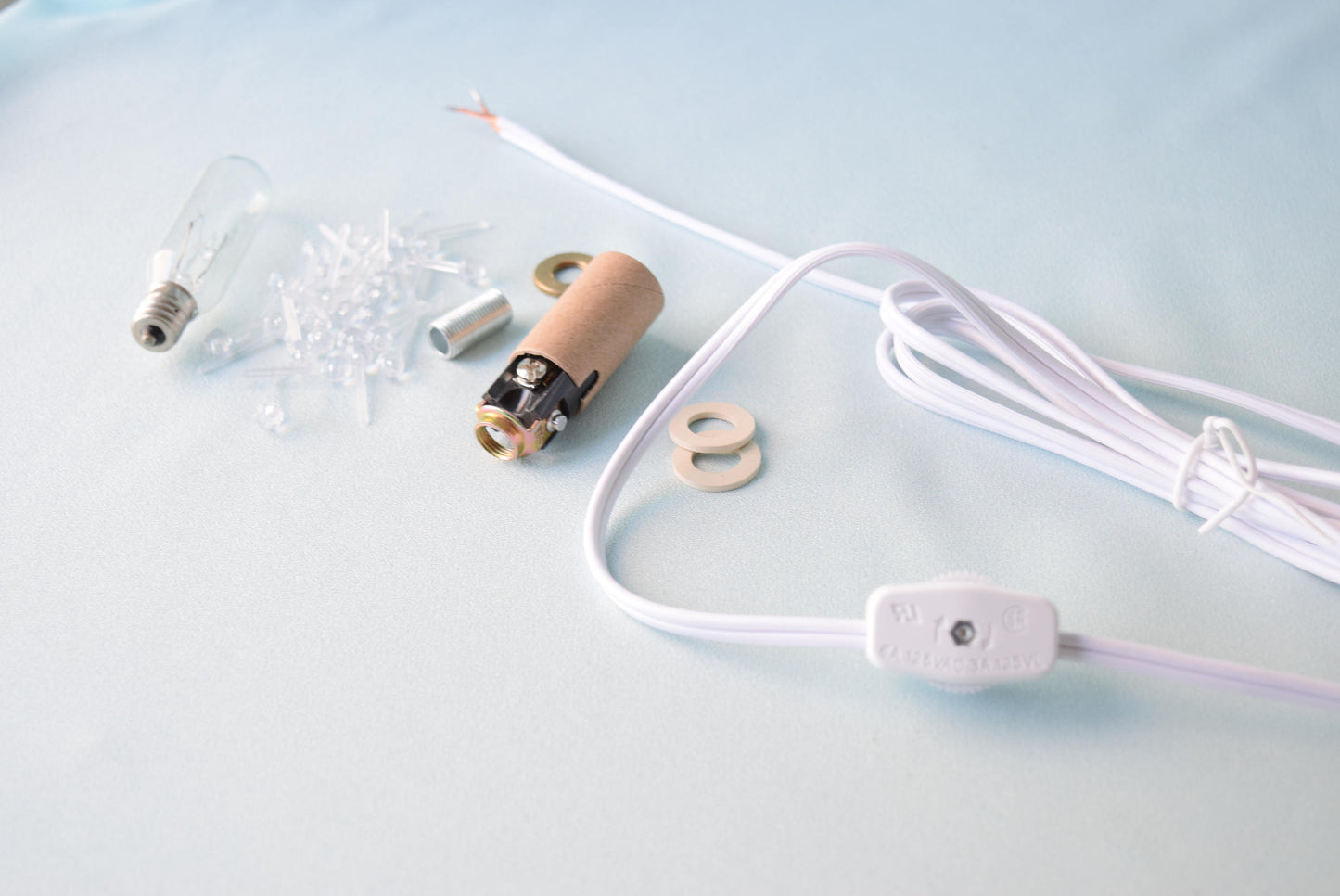 Wiring Kit - Light bulb - LED  bulb - Christmas tree supplies - Replacement light bulb - Cord and Socket - Wiring for Christmas tree