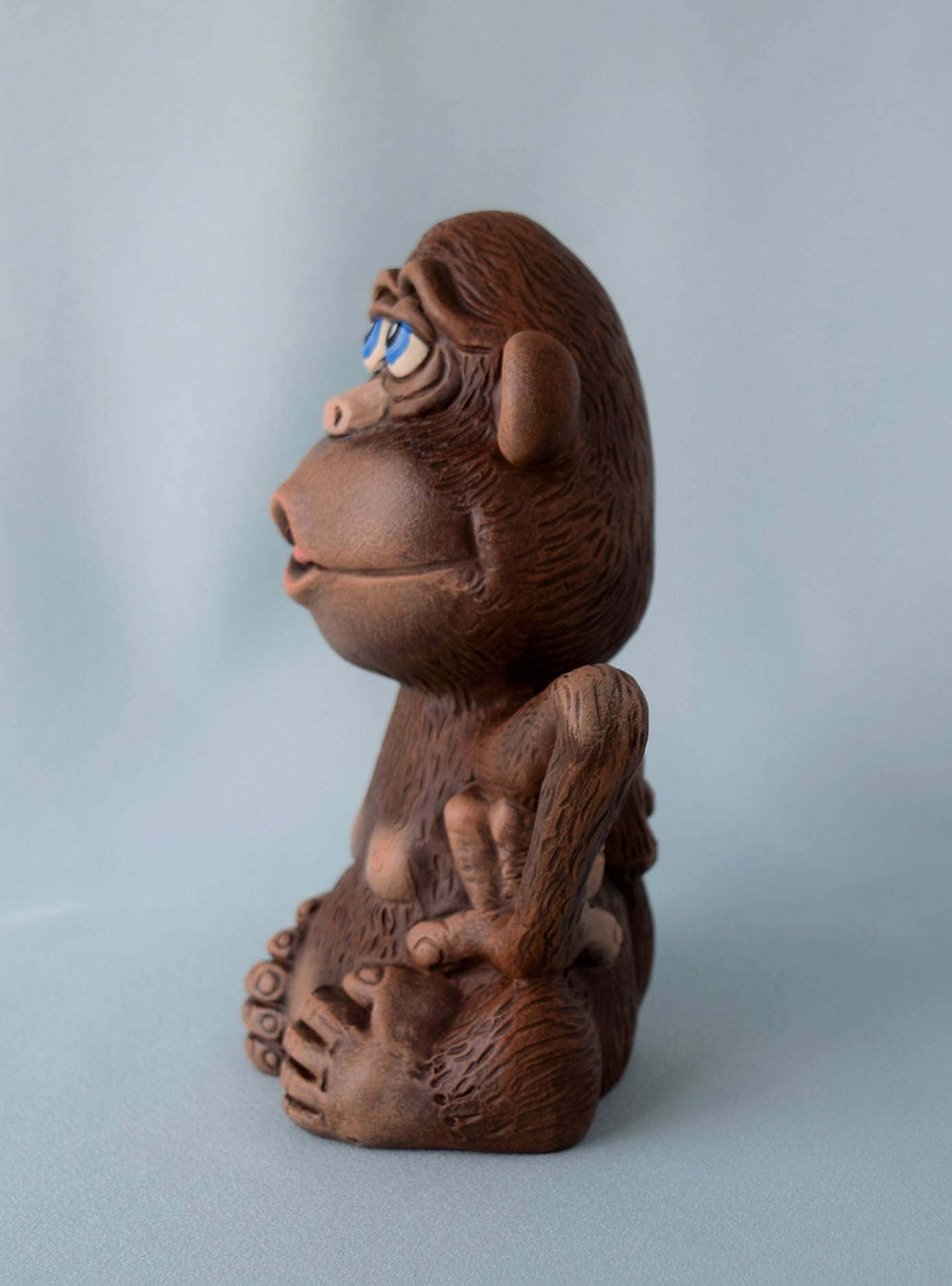 Monkey | Birthday | Nursery Decor | Ape | Chimpanzee | Jungle Theme | Baby Shower | Gift | Collectible | Kids | Adorable