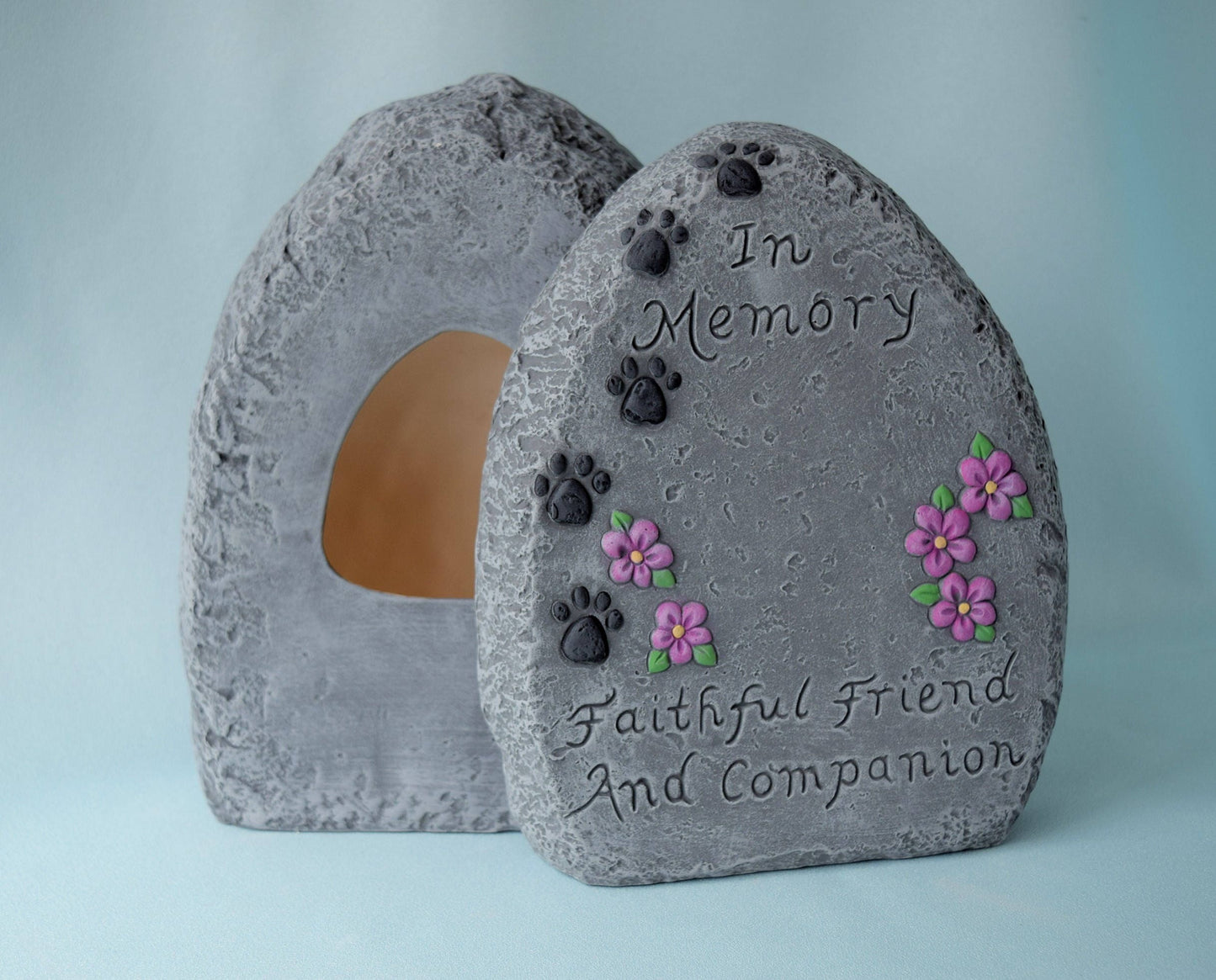 Pet Loss Memorial Stone | Pet Remembrance - Pet Sympathy Gift - Dog Memorial - Cat Memorial -  Pet Urn