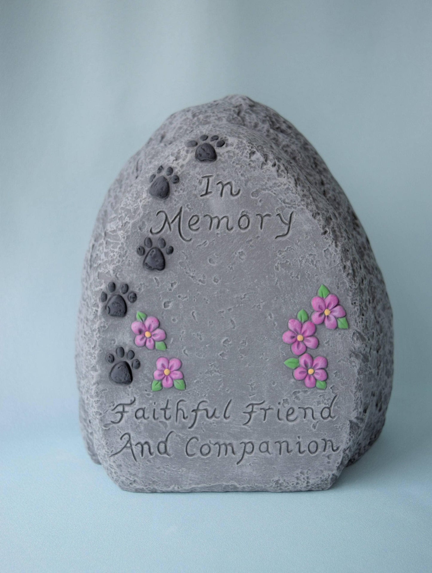 Pet Loss Memorial Stone | Pet Remembrance - Pet Sympathy Gift - Dog Memorial - Cat Memorial -  Pet Urn