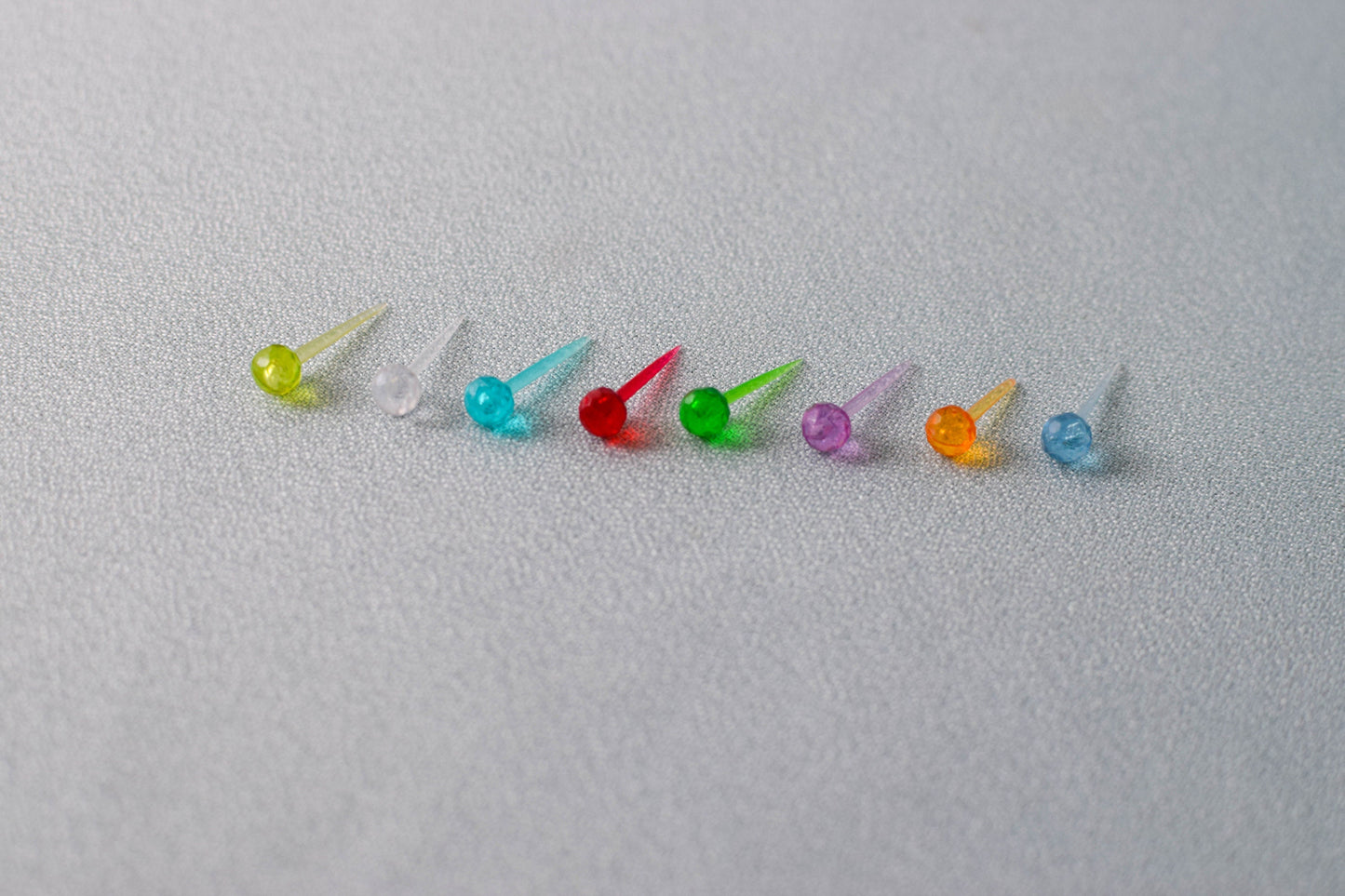 Multicolor Miniature Christmas Tree Pin Lights - 30 Vintage Ceramic Replacement Bulbs for Holiday Decor