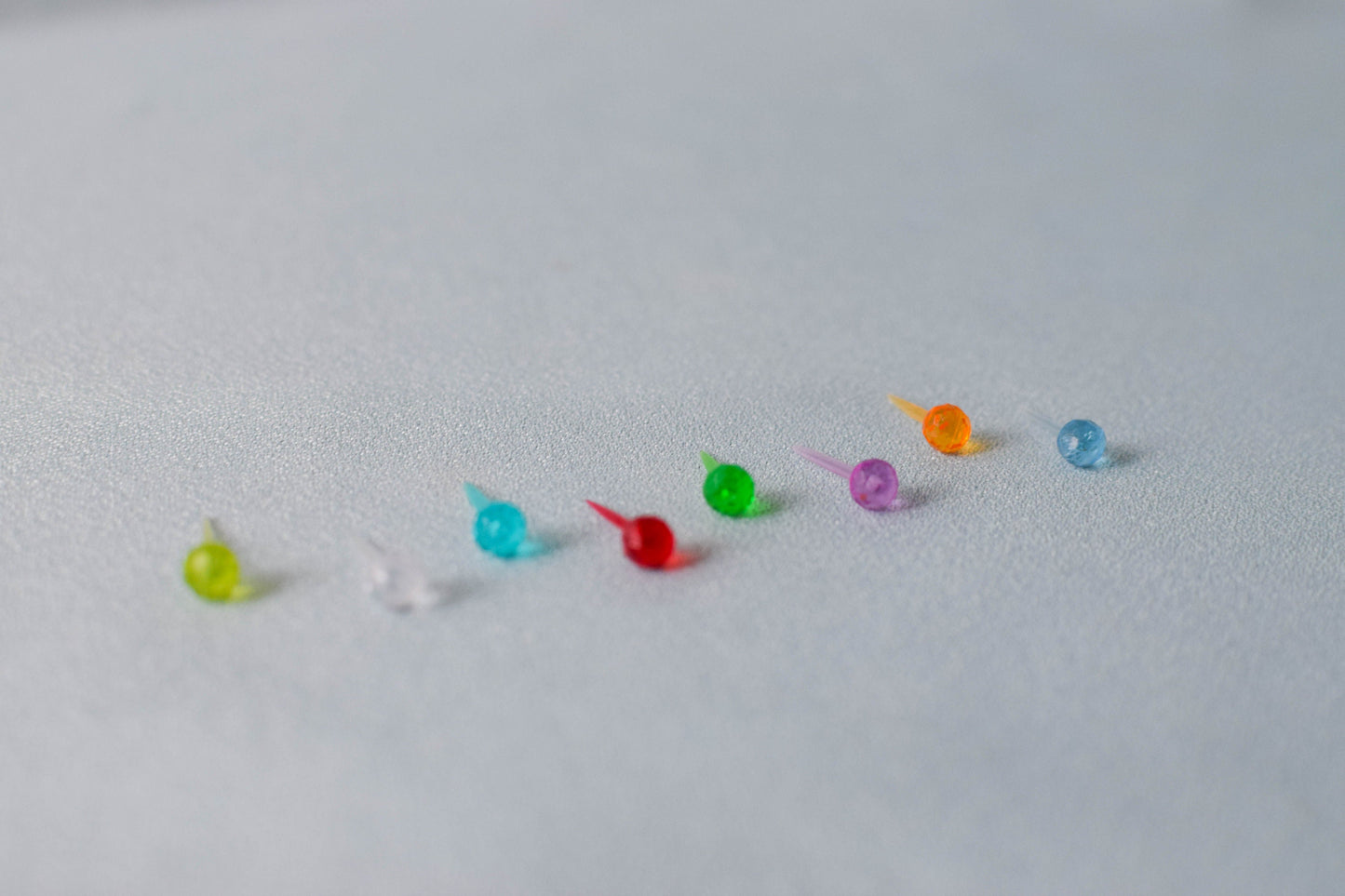 Multicolor Miniature Christmas Tree Pin Lights - 30 Vintage Ceramic Replacement Bulbs for Holiday Decor