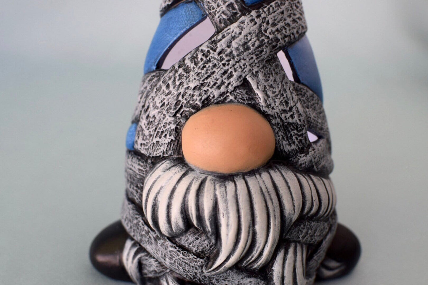Ceramic Mummy Gnome: Spooky Halloween Garden Decor, Cute Fall Decoration, Unique Gift for Kids