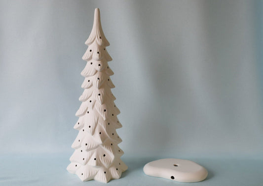 Wispy Pines - Ready to paint - Bisque Trees - DIY Ceramics - Teresa's Ceramics