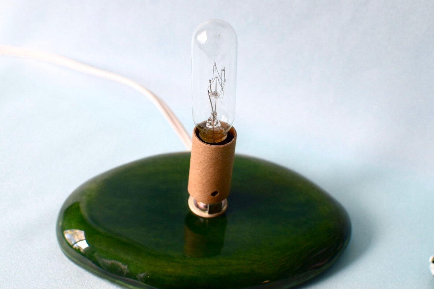 Slim Snowy Pine Ceramic Christmas Tree - Vintage-Inspired Lighted Holiday Decor for Home Village Display