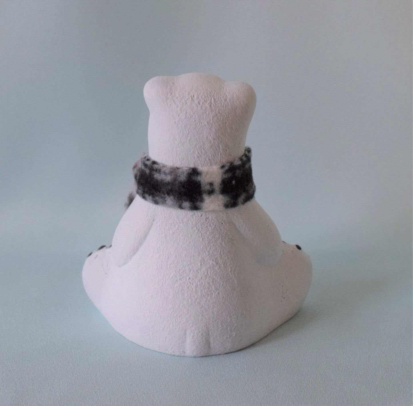 Cute Little Polar Bear All Bundled Up With Scarf