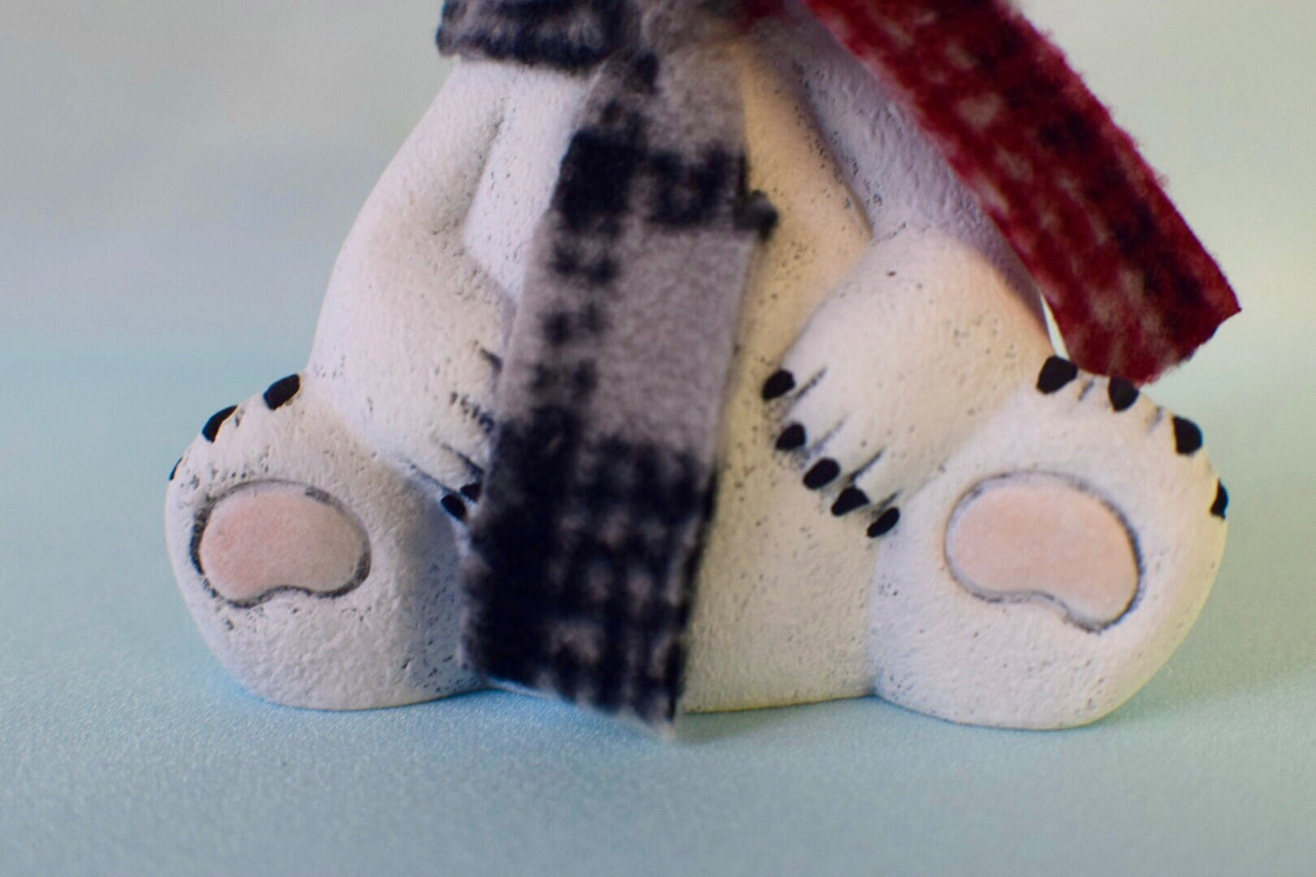 Cute Little Polar Bear All Bundled Up With Scarf