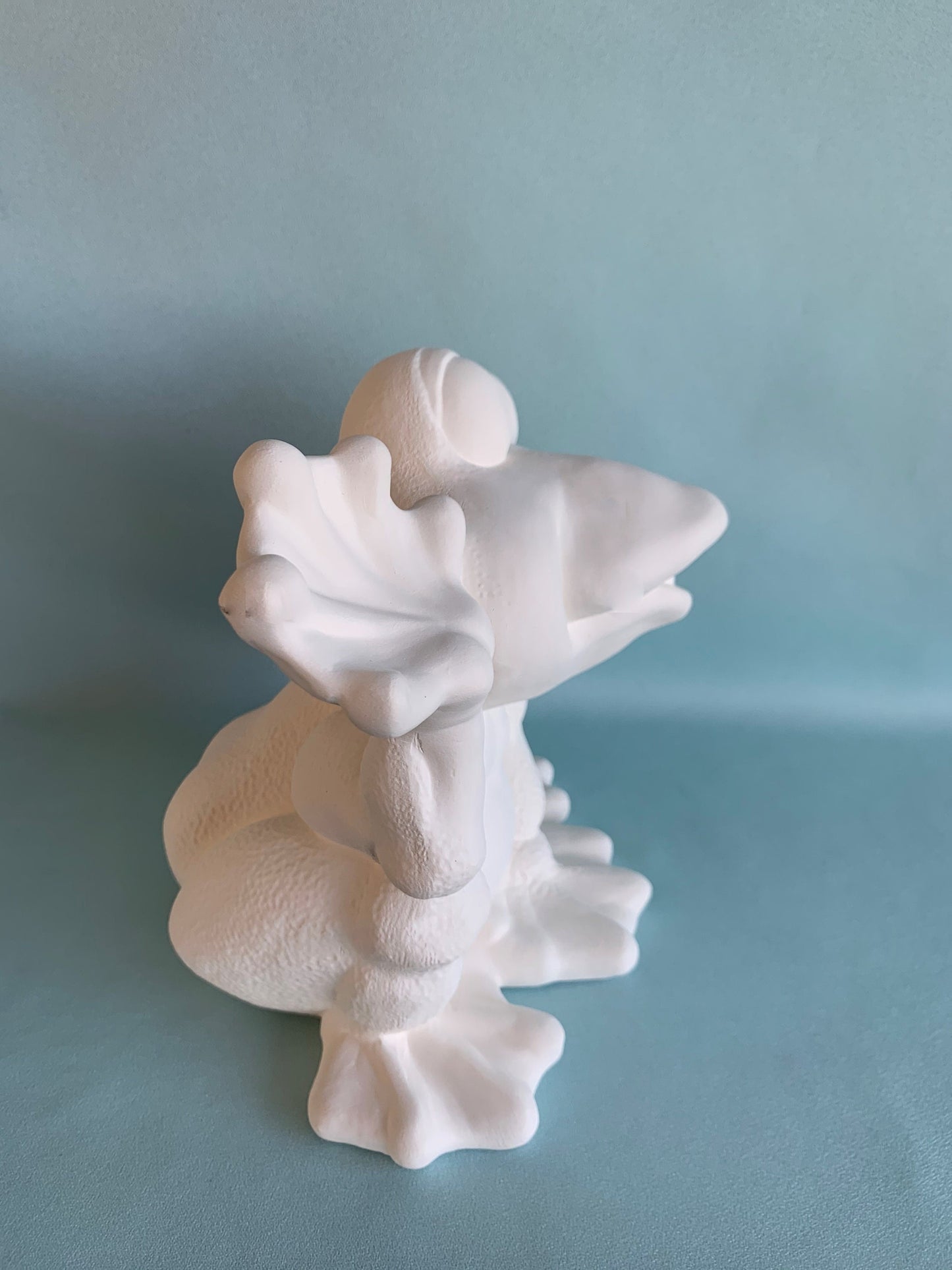 Ceramic Frog Statue - Ready to paint bisque
