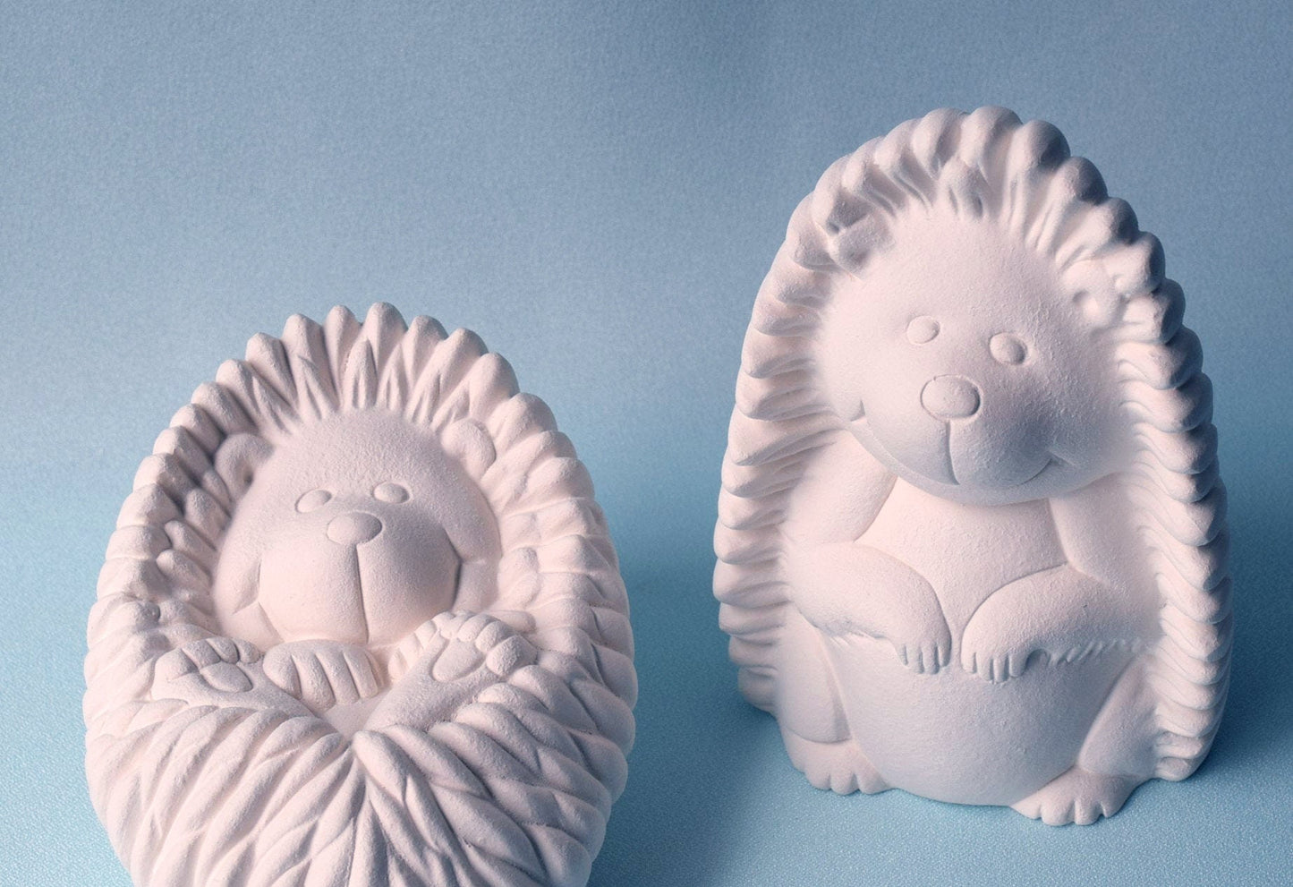 DIY Ceramic Bisque Hedgehogs: Unfinished Paint Project for Kids & Adults - Cute Animal Craft