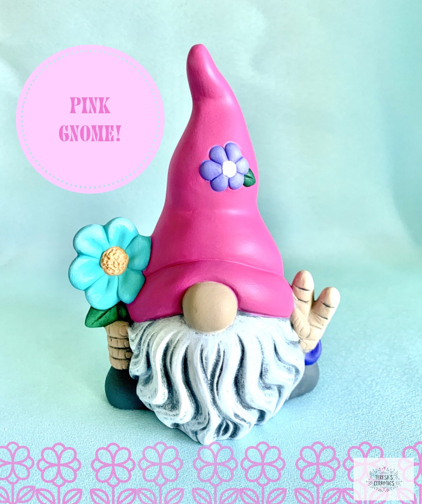 Gnome - Garden Gnome - Nordic Gnome - Groovy Gnome - Forest Gnome - Cake Topper Gnome - Swedish Gnome