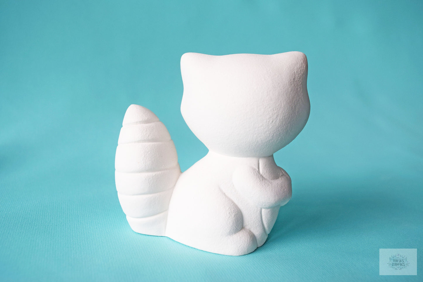 Bisque Raccoon | DIY Paint Kit | Back To School | Art Project In A Box - Teresa's Ceramics