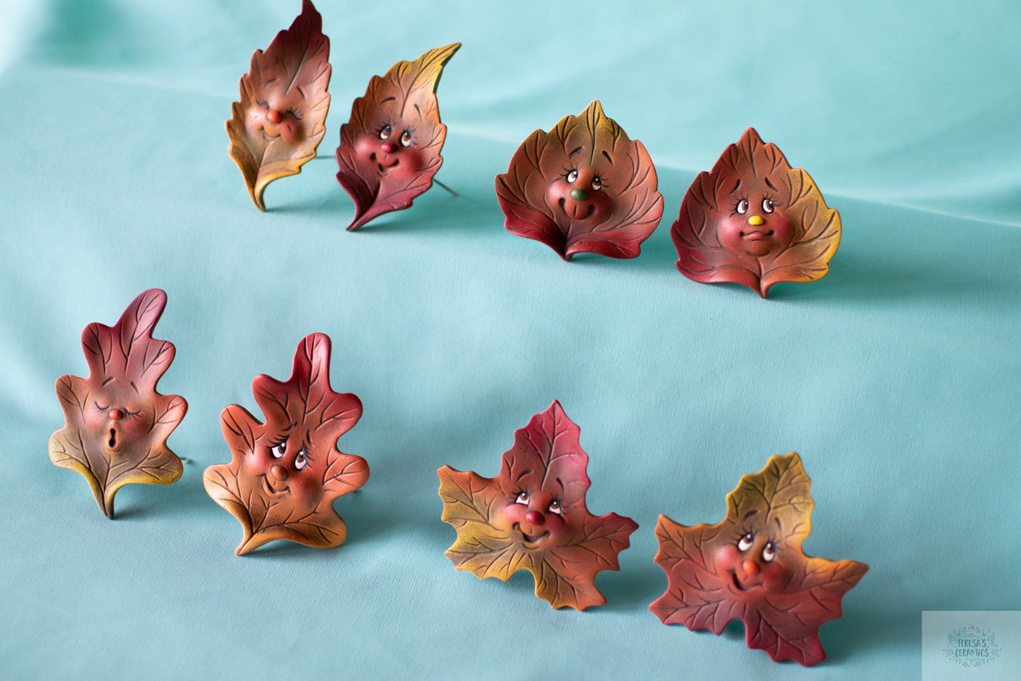 Fall Leaves | Set of 8 | Autumn Decor