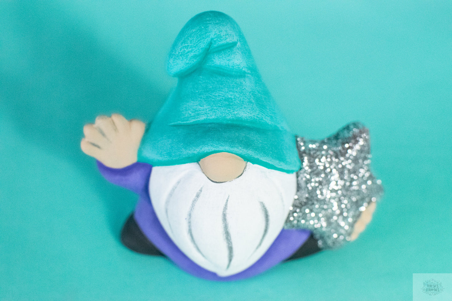 New Year Gnome | Wizard The Gnome | Magical Star Gnome | Glitter Garden Gnome